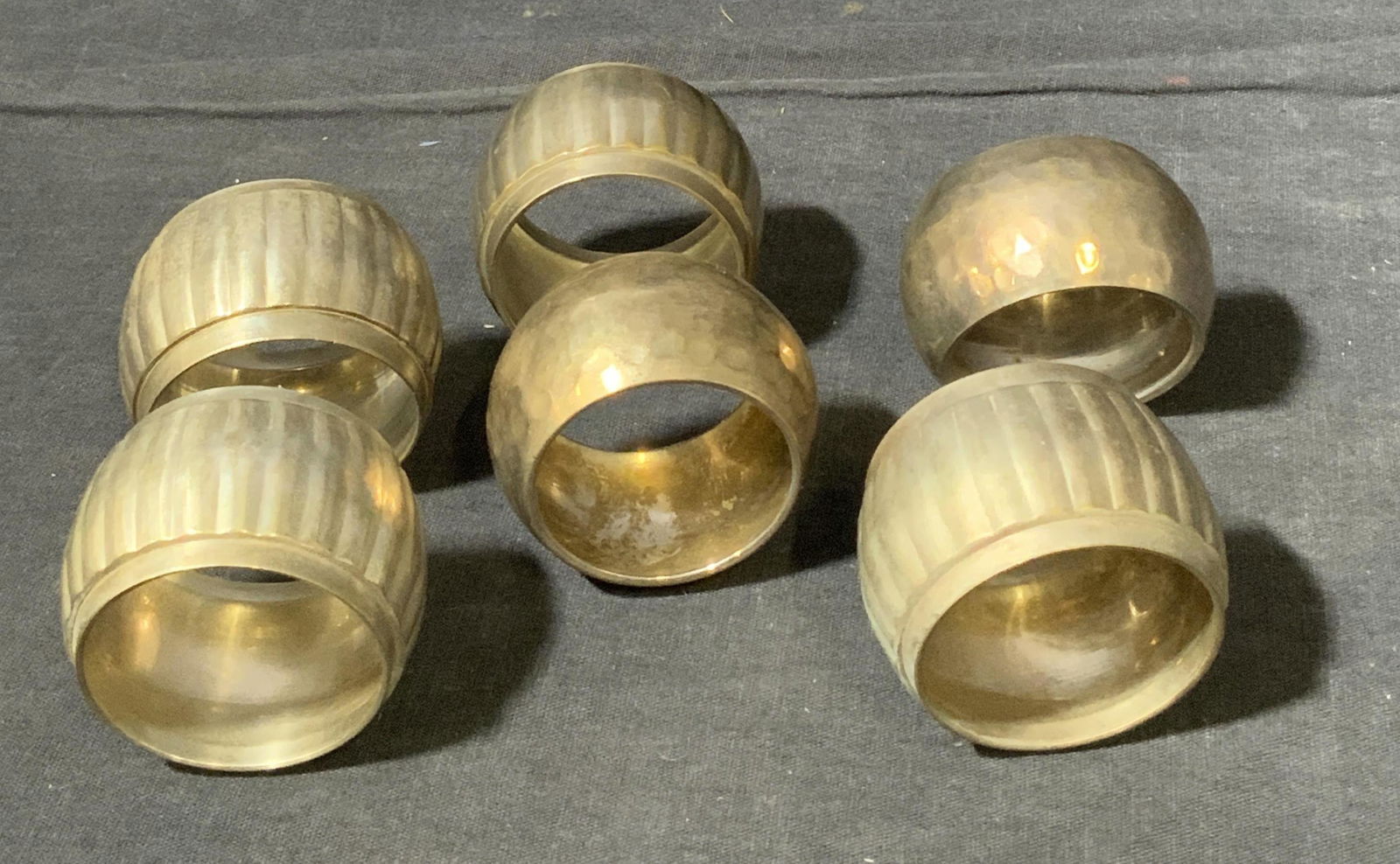 Metal Napkin Rings, set 7 (1 of 6)
