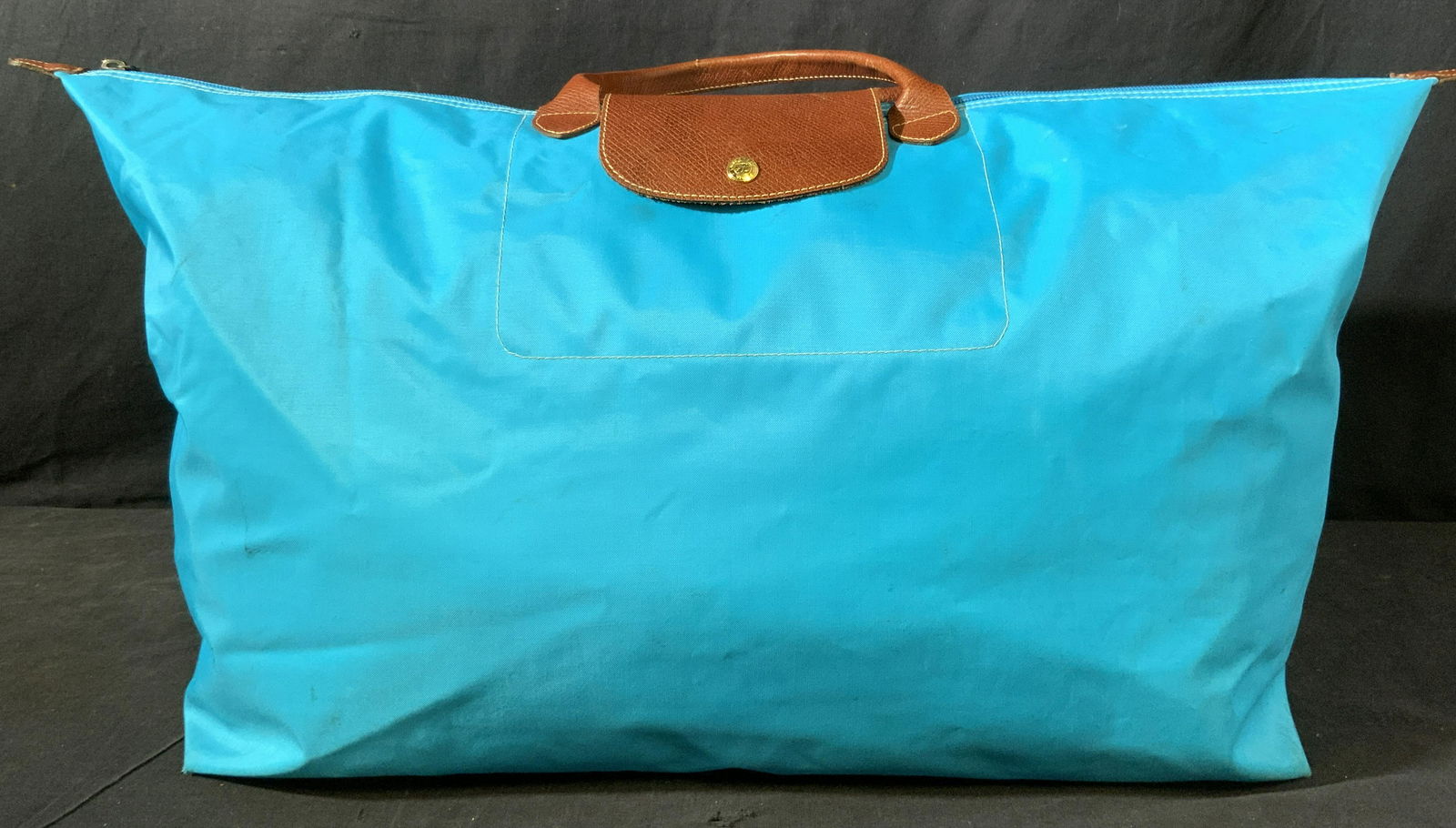 LONGCHAMP Leather & Nylon Weekender Tote, Paris (1 of 4)