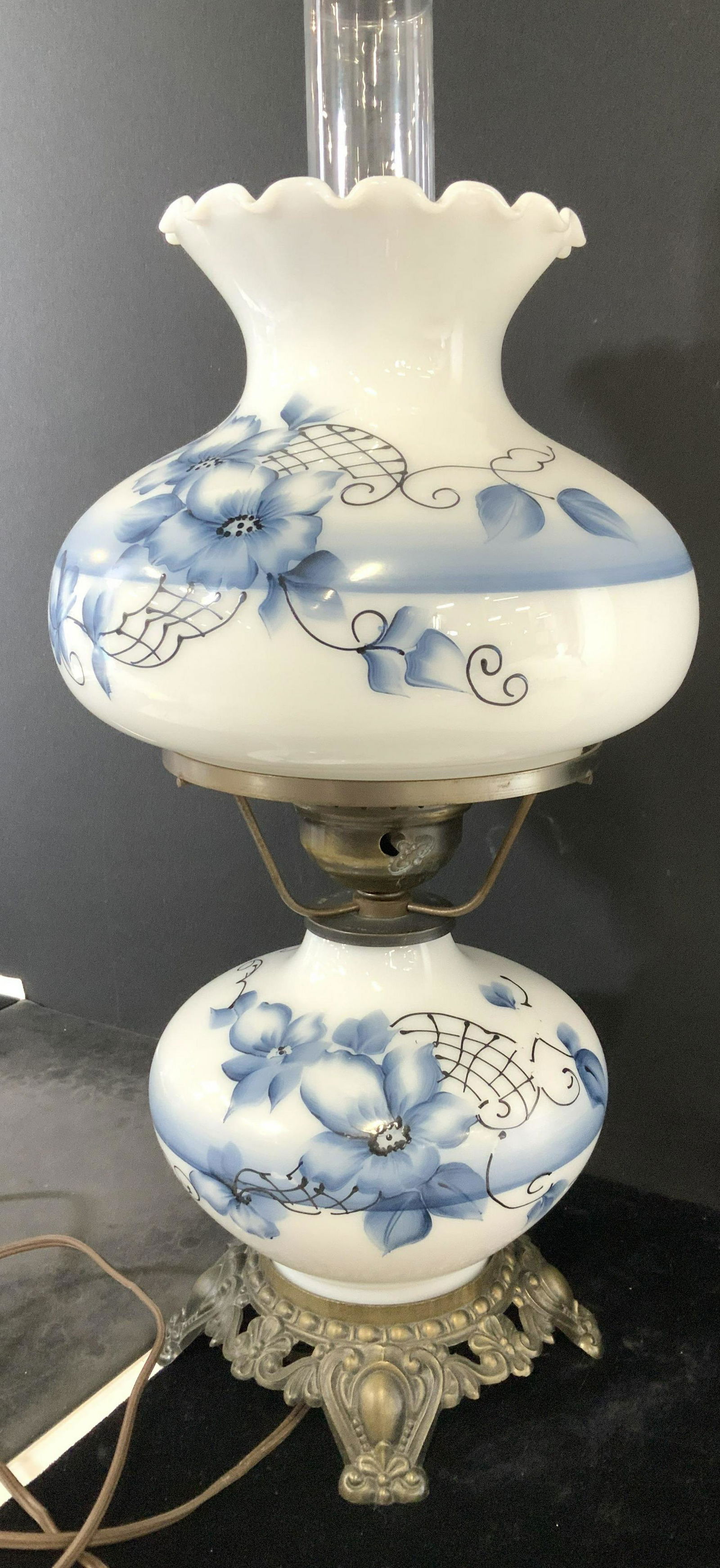 Hand Painted  Gone W The Wind Lamp (1 of 9)