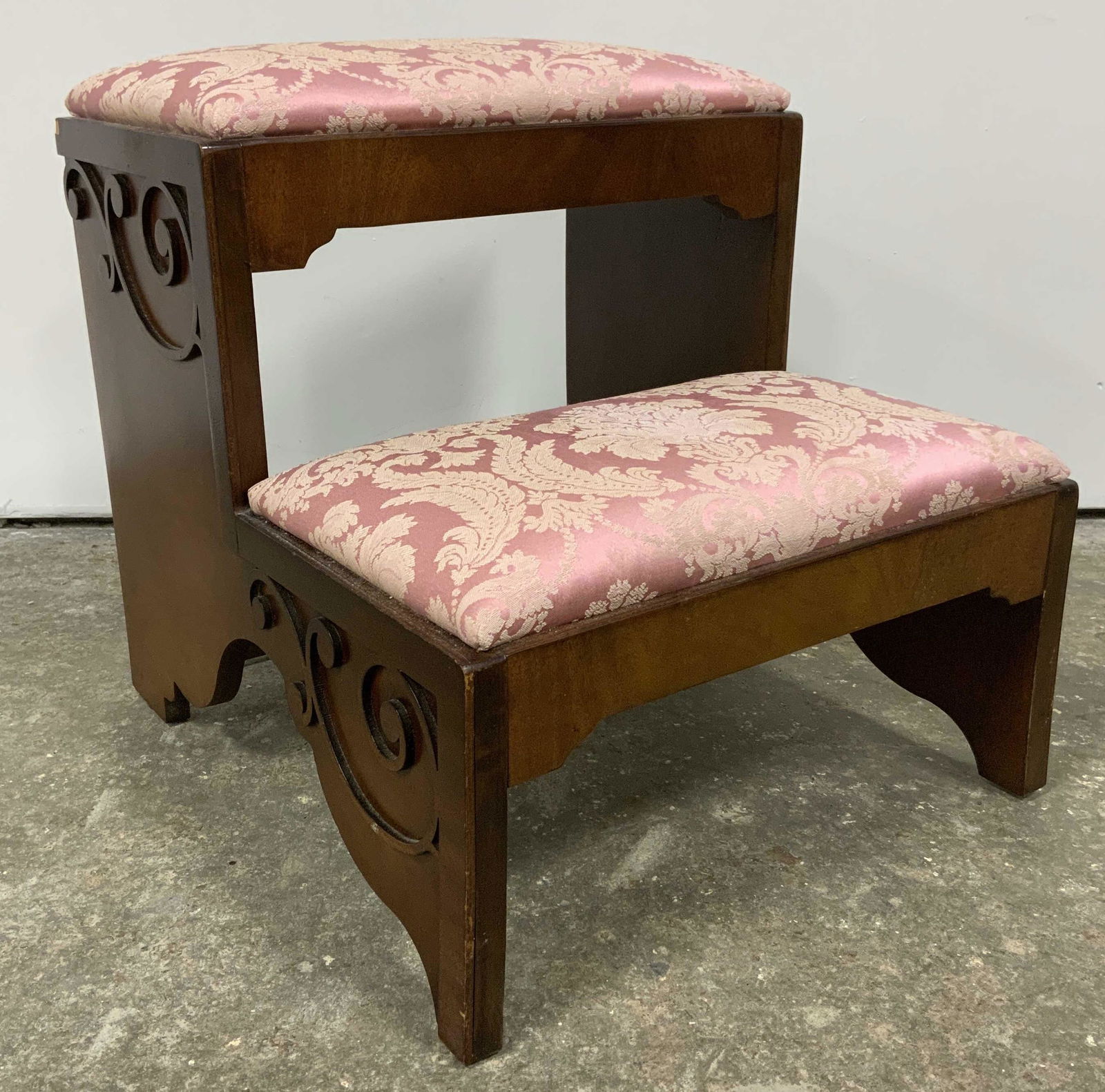 Vintage Upholstered Step Stool (1 of 6)