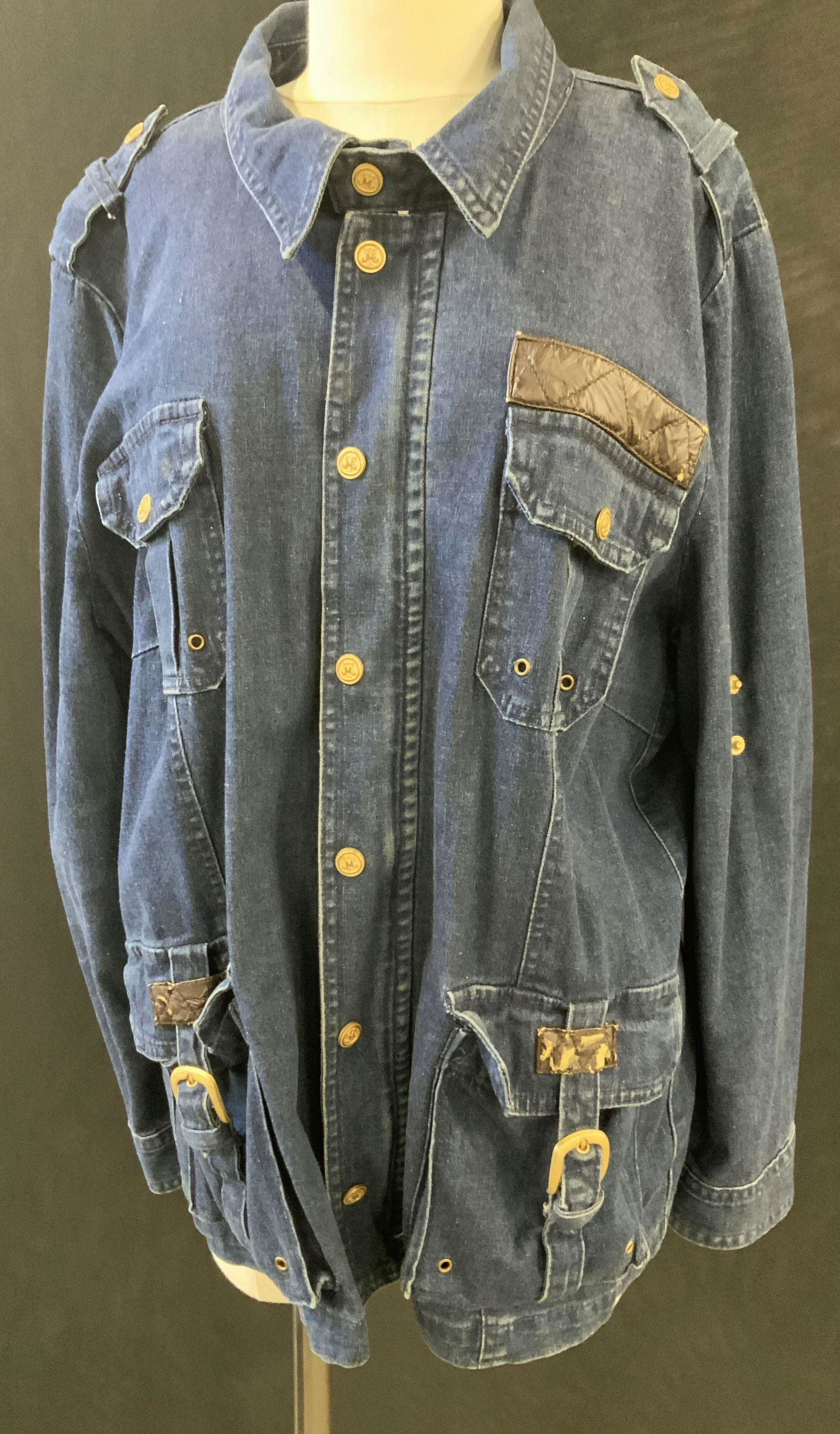 Miss Tina Dark Blue Jean Jacket (1 of 7)