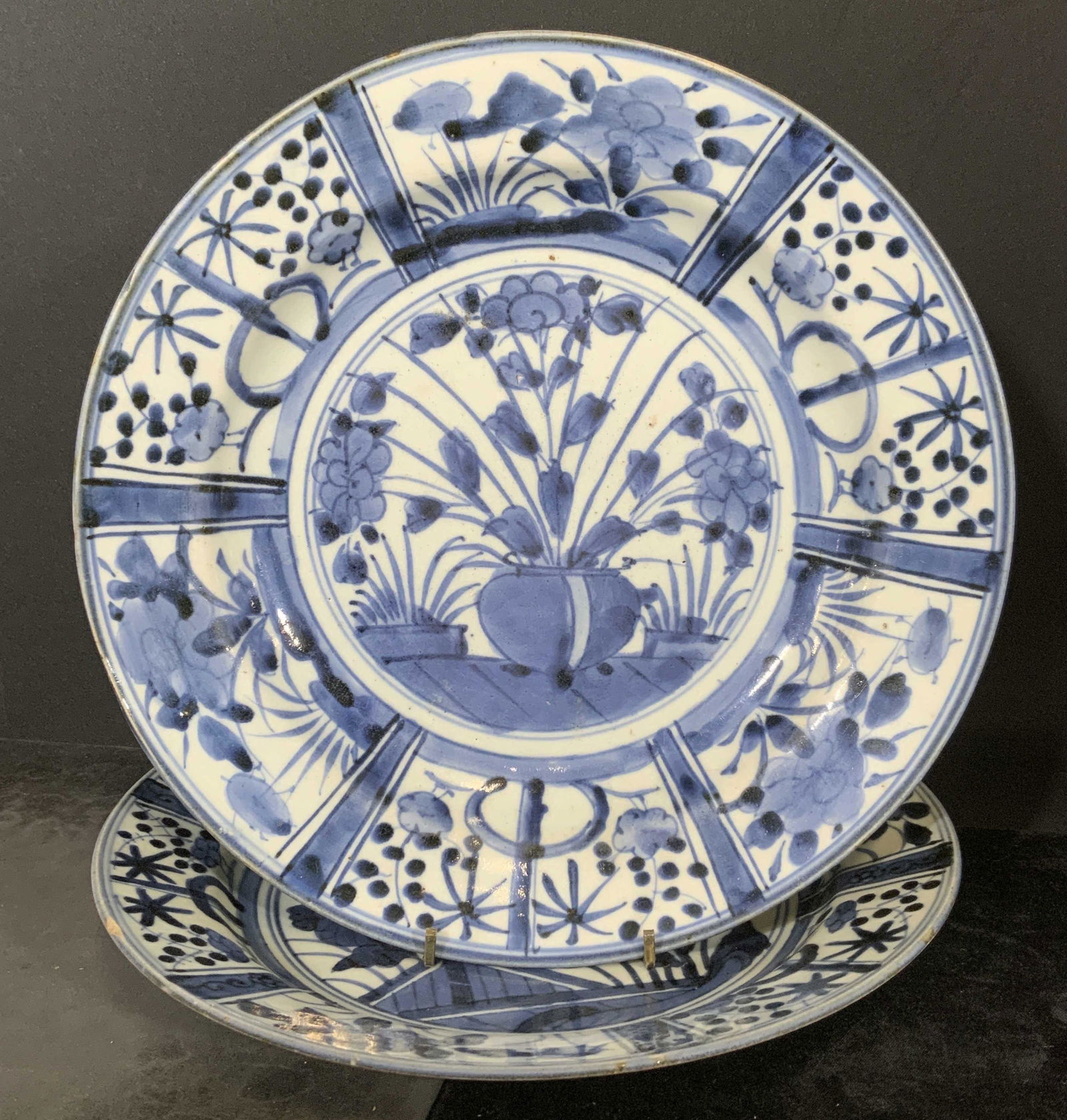 Lot 2 Asian Style Transferware Dishes (1 of 7)