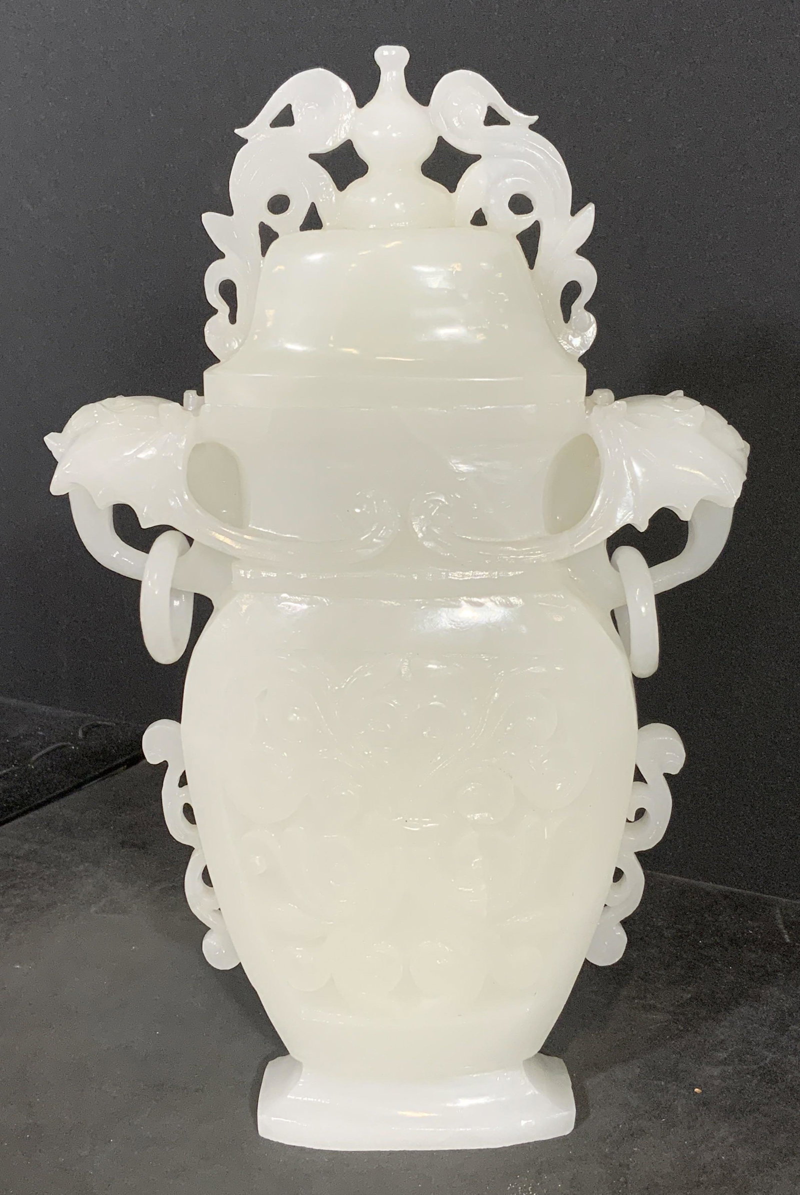 Carved Natural Stone Asian Styled Vessel (1 of 8)