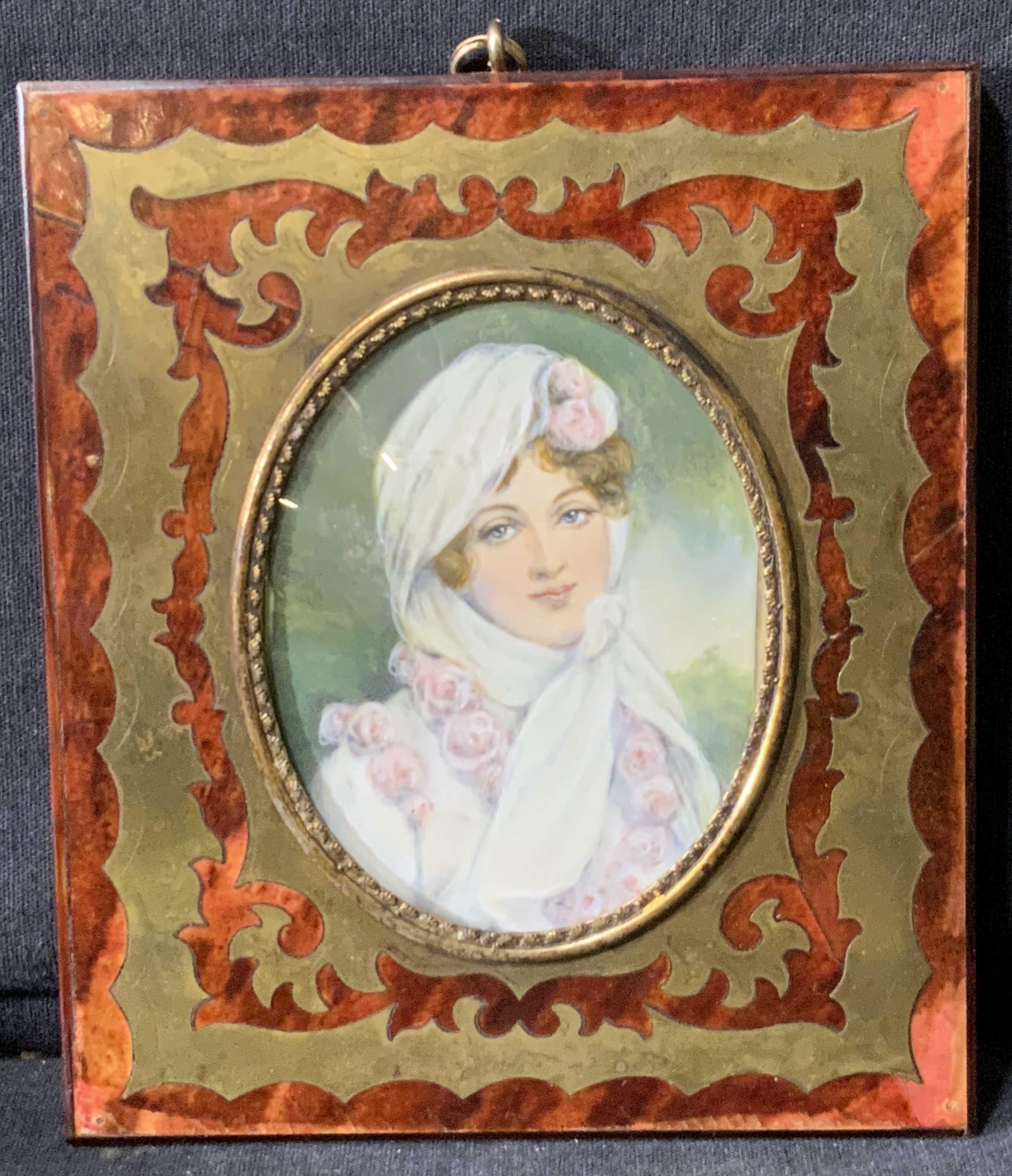 Vintage Oval Miniature Portrait (1 of 5)