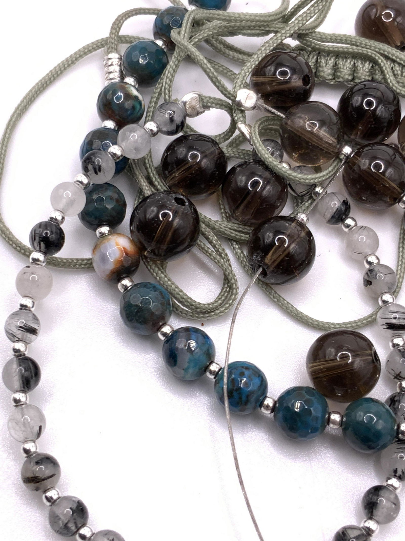 LORD & TAYLOR Natural Polished Stone Necklace (1 of 6)