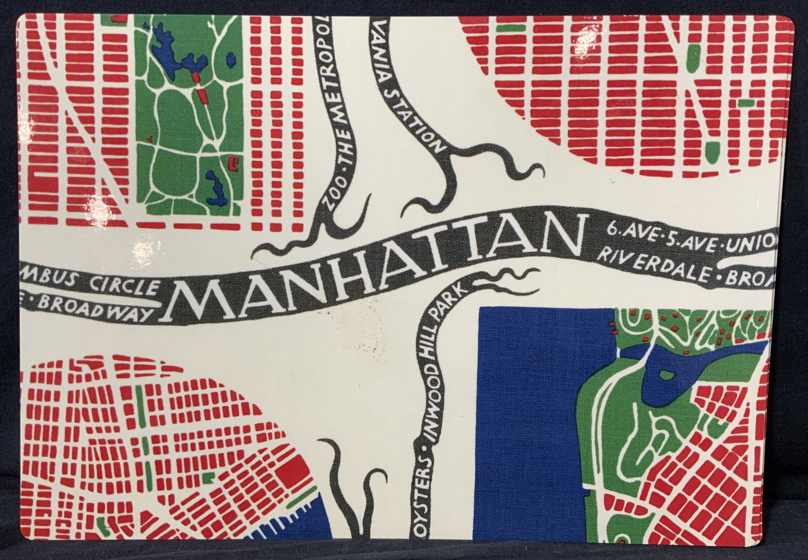 Pair Vintage JOSEF FRANK Manhattan Plate Placemats (1 of 5)