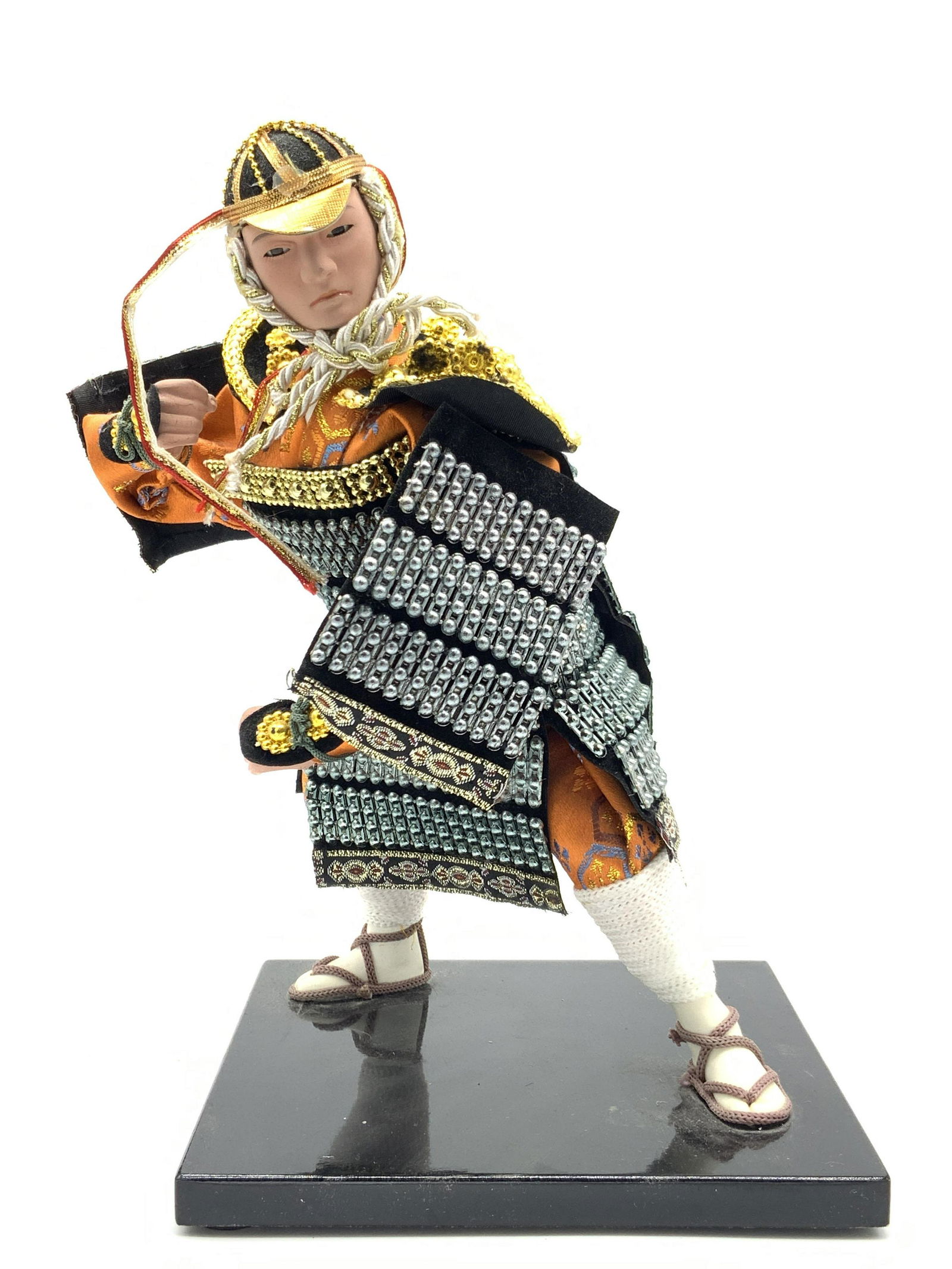 Plaster & Fabric Samurai Warrior Figure (1 of 10)