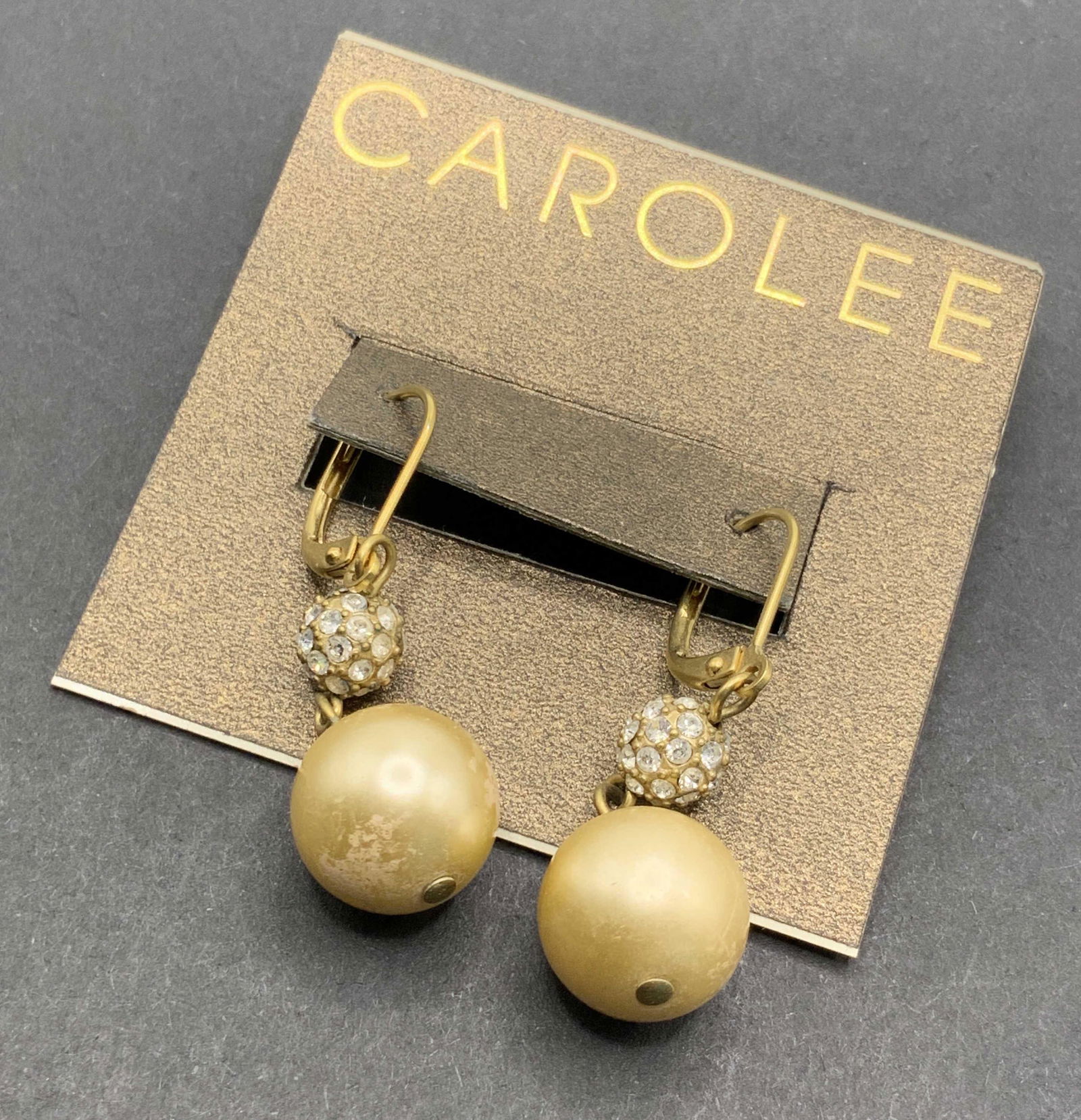 NWT CAROLEE Pearlescent Drop Earrings, Jewelry (1 of 8)