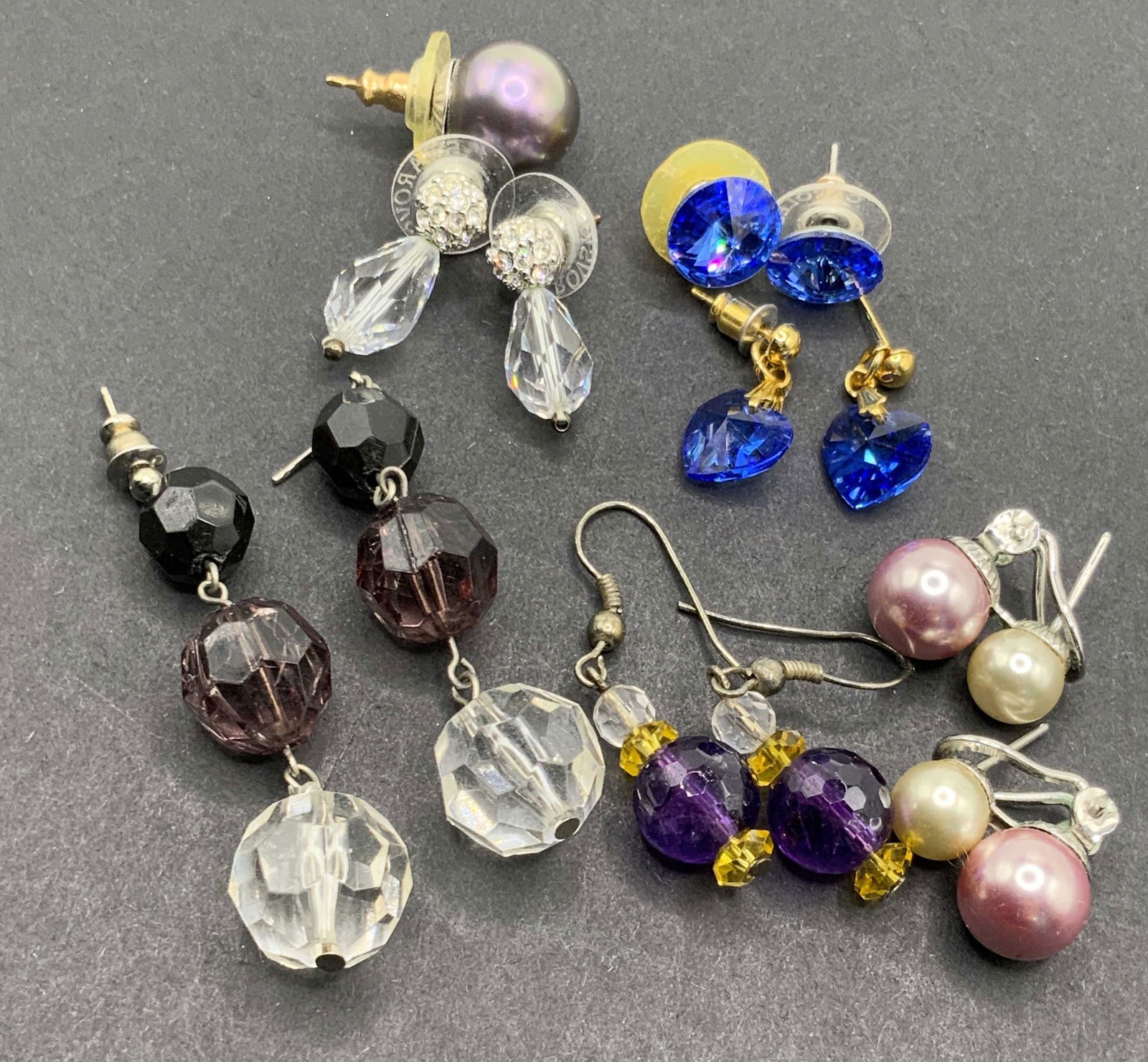 Group Lot Vintage Earrings, SWAROVSKI & More (1 of 10)