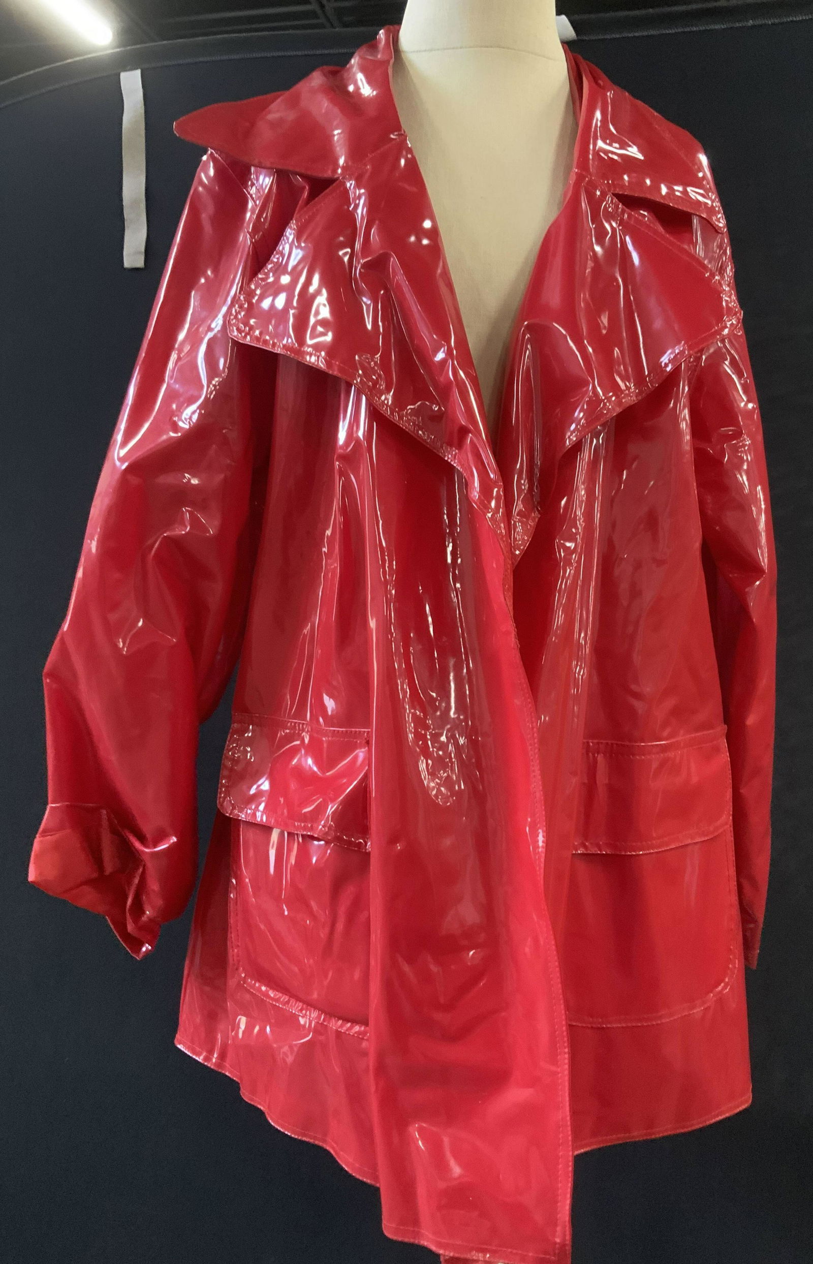 NEUTRAL ZONE Red Vinyl Jacket, New (1 of 6)