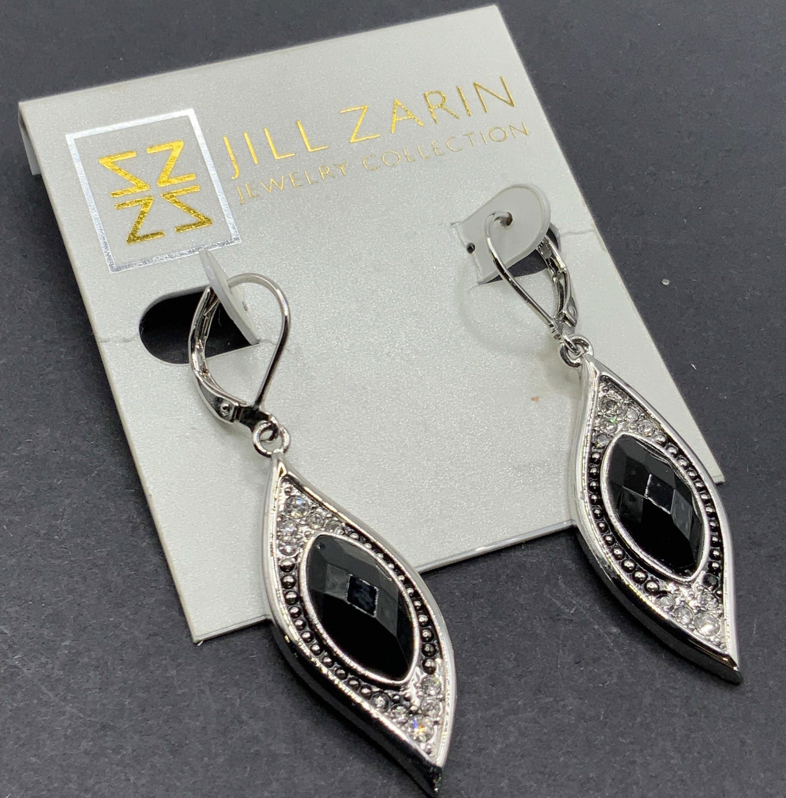 JILL ZARIN NWT Bejeweled Geometric Drop Earrings (1 of 10)