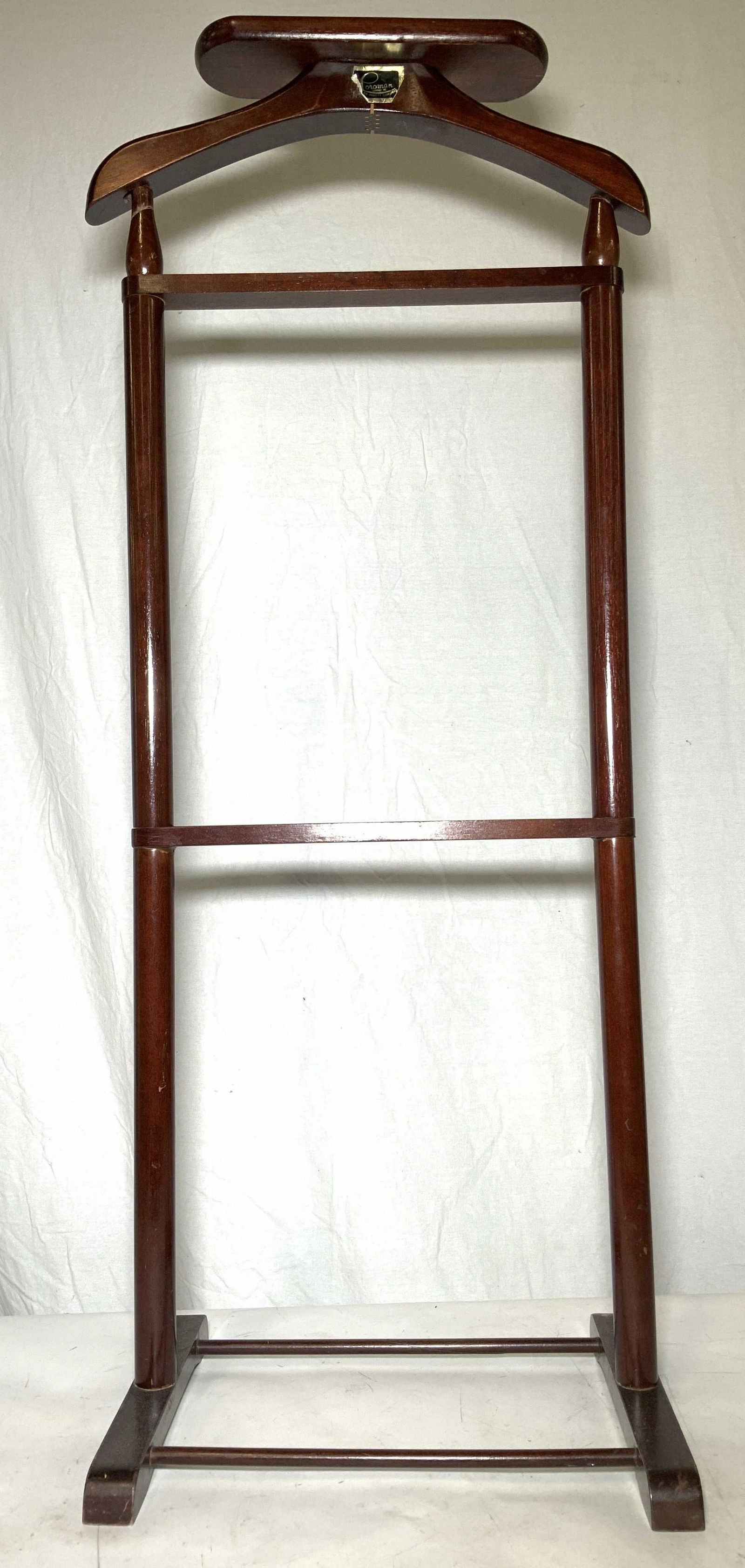 LOROMAN Vintage Wooden Valet Butler Stand (1 of 8)