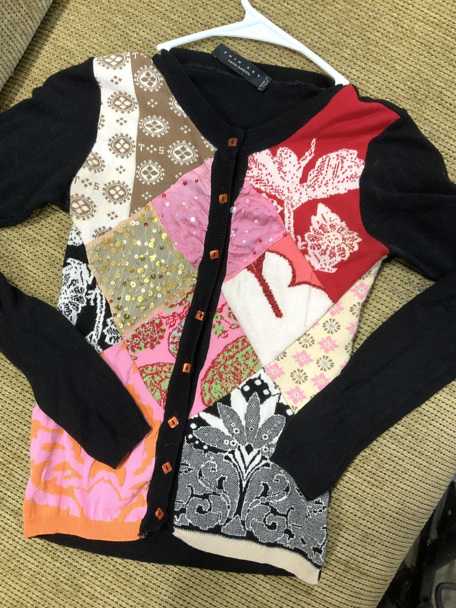 Simona Barbieri Viscose Long Sleeve Cardigan, IT (1 of 6)