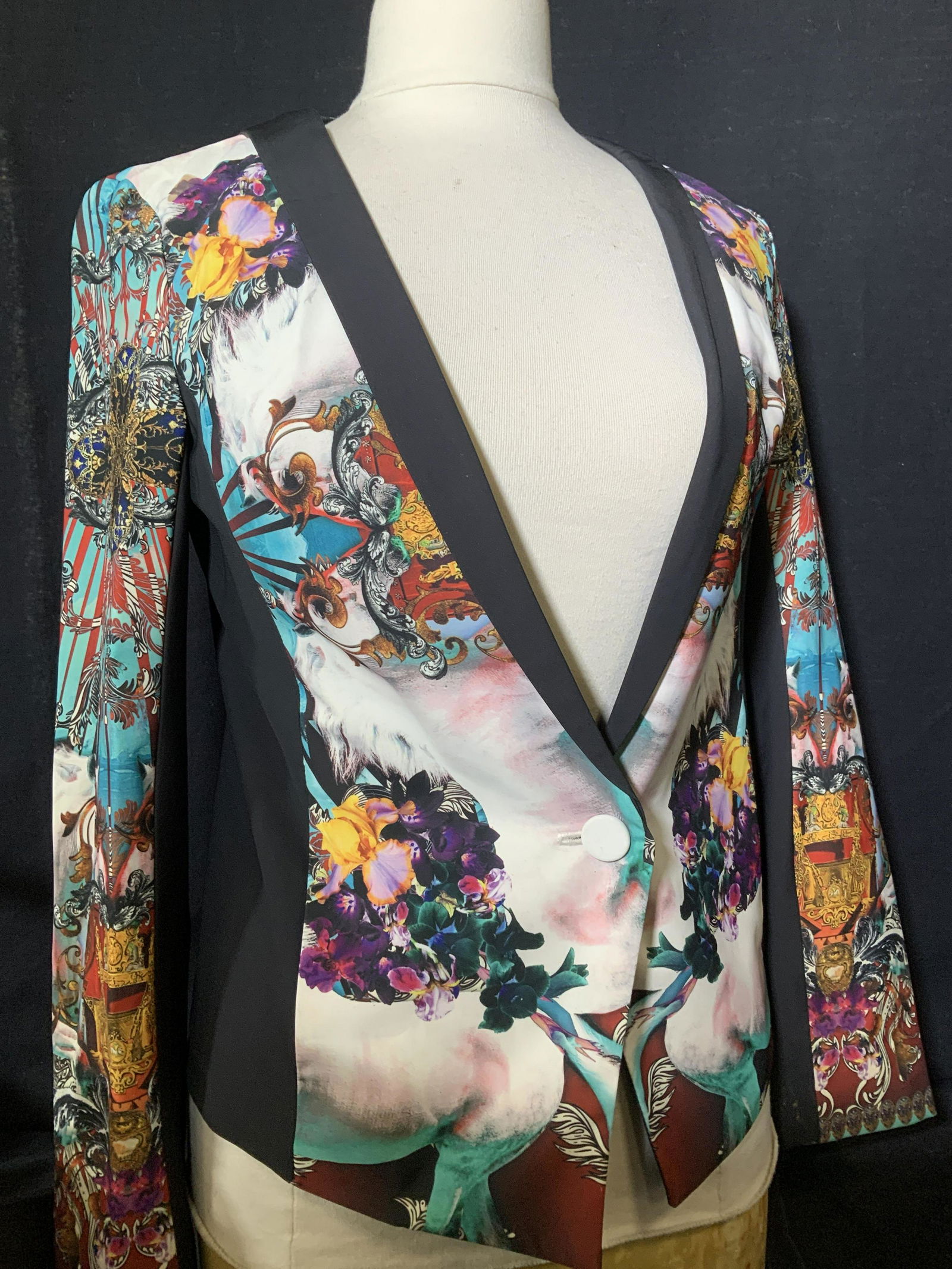 Clover Canyon Bohemian Print Poly Blazer (1 of 5)