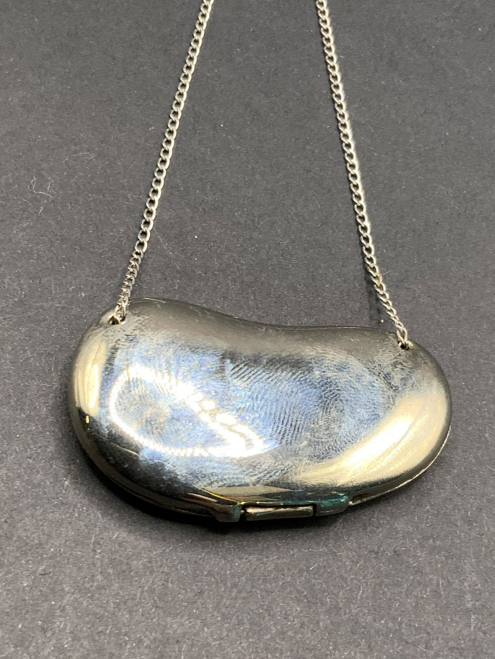 Vintage STERLING SILVER Chain Necklace W/ Pendant (1 of 10)