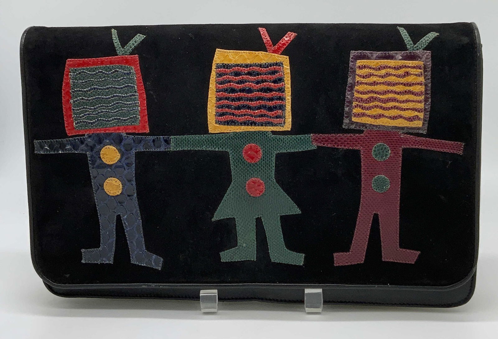 CARLOS FALCHI Vtg Avant Garde Crossbody Bag (1 of 10)