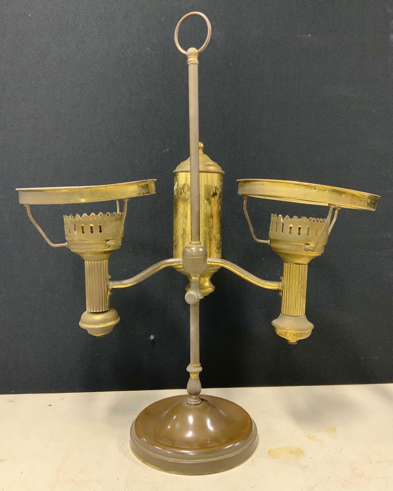 Vintage Brass Student Lamp (1 of 9)