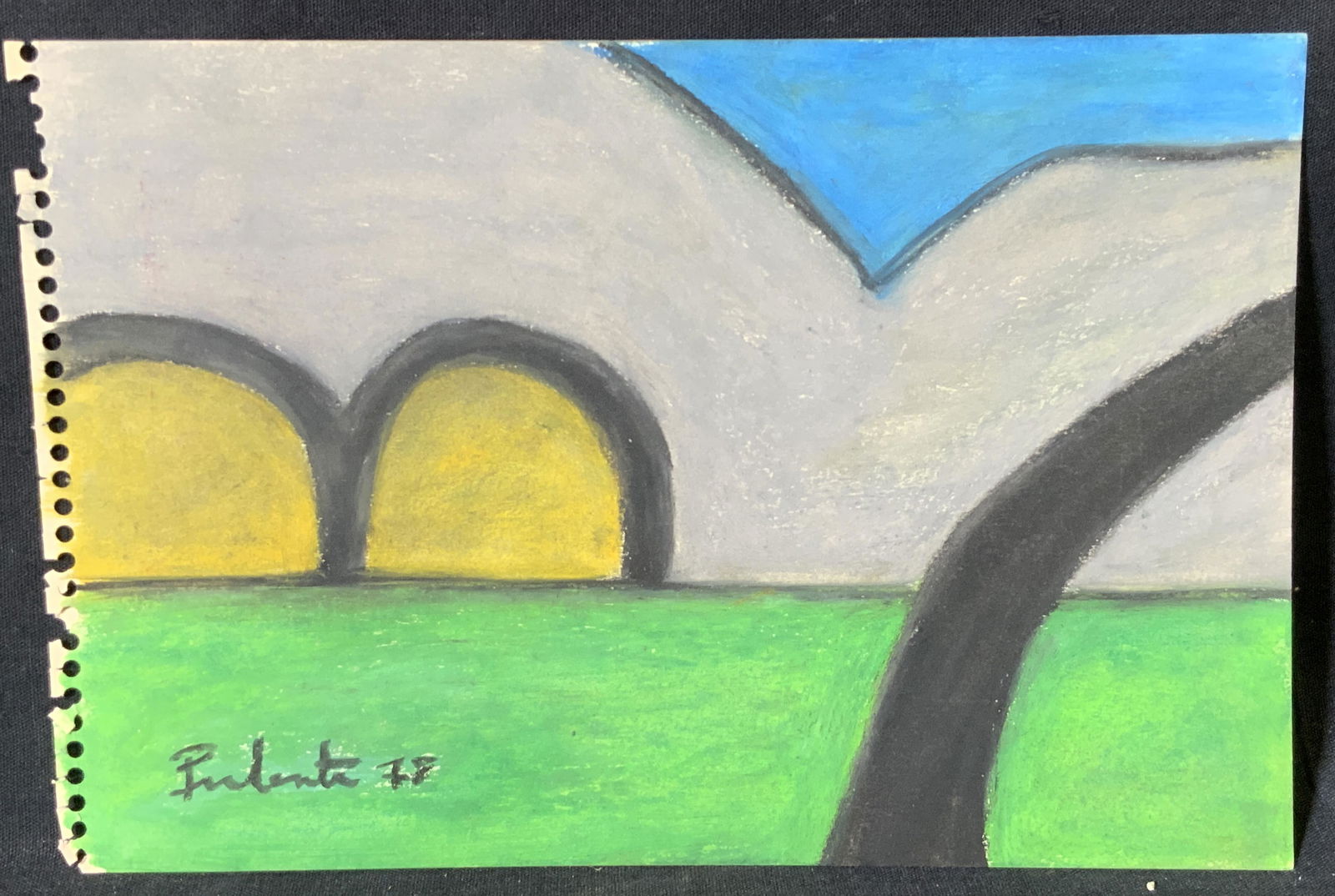 PRUDENTI Signed Group lot Abstract Artwork (1 of 6)