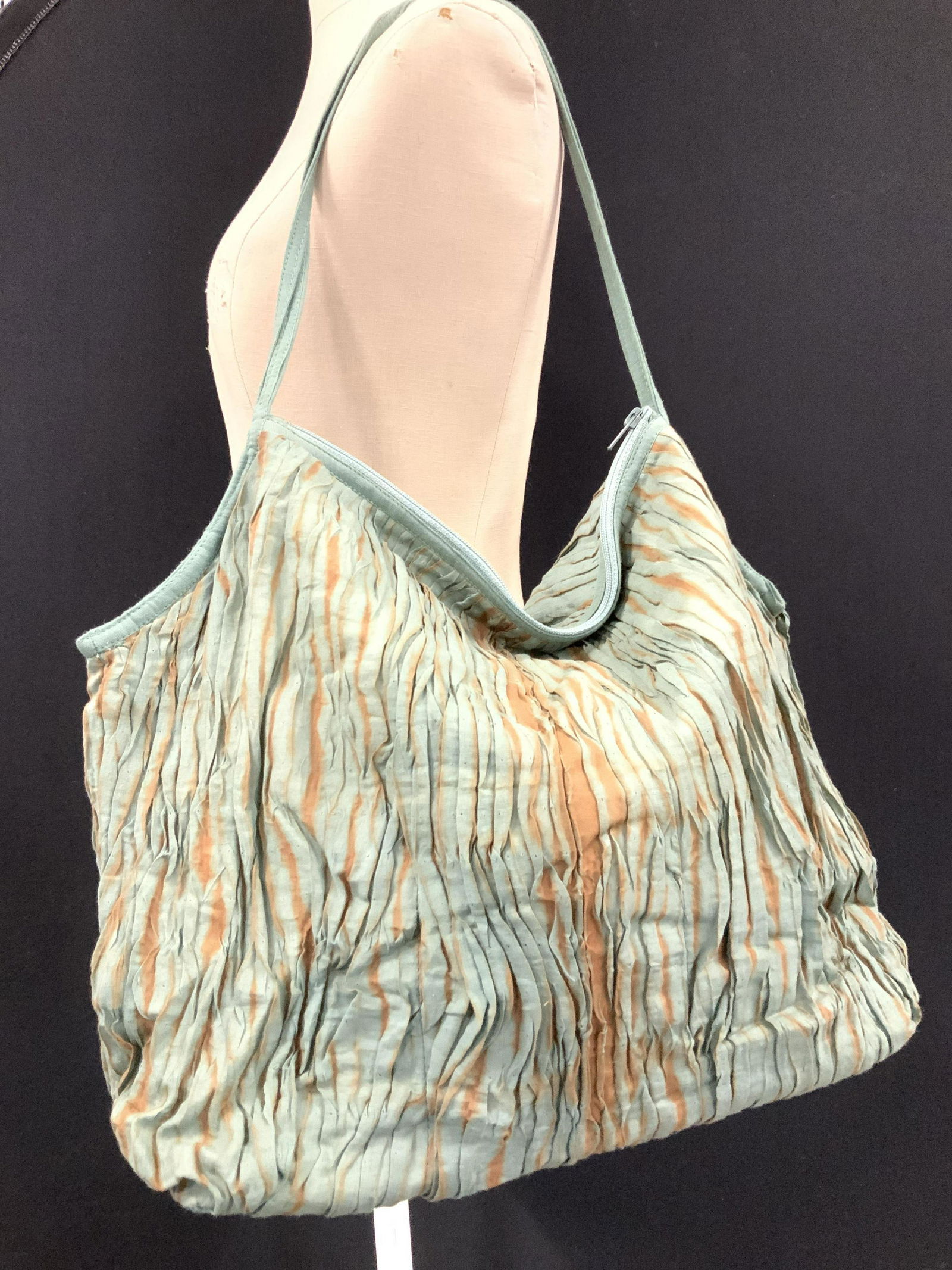 Ruched Fabric Boho Everyday Bag (1 of 6)