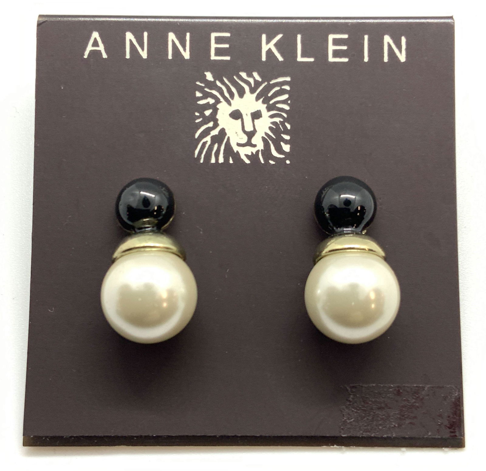Anne Klein Faux Pearl Drop Earrings (1 of 5)