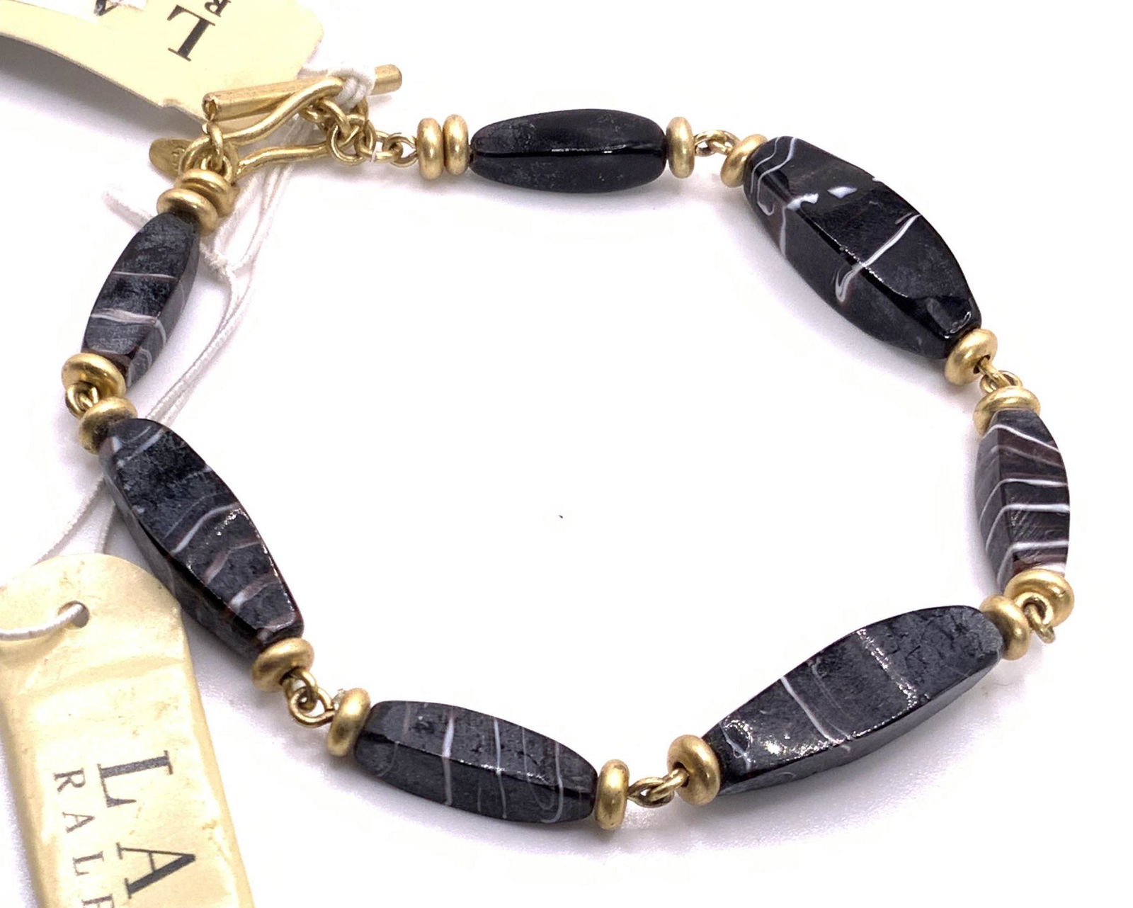 RALPH LAUREN NWT Polished Costume Stone Bracelet (1 of 11)