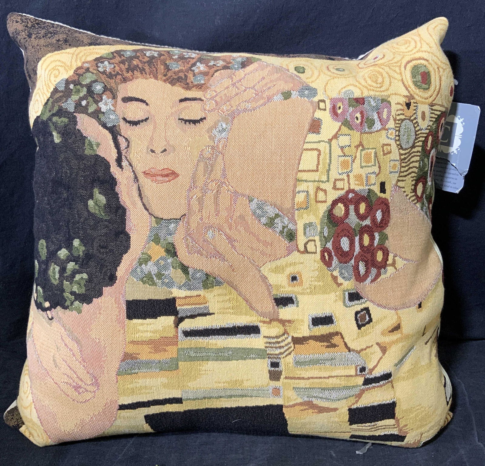 After GUSTAV KLIMT NeedlePoint Throw Pillow, (1 of 6)