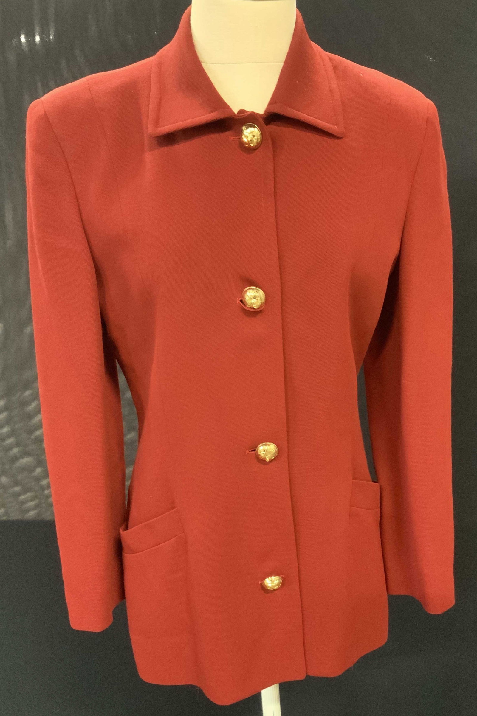 Salvatore Ferrragamo Red Blazer Jacket, Italy (1 of 7)