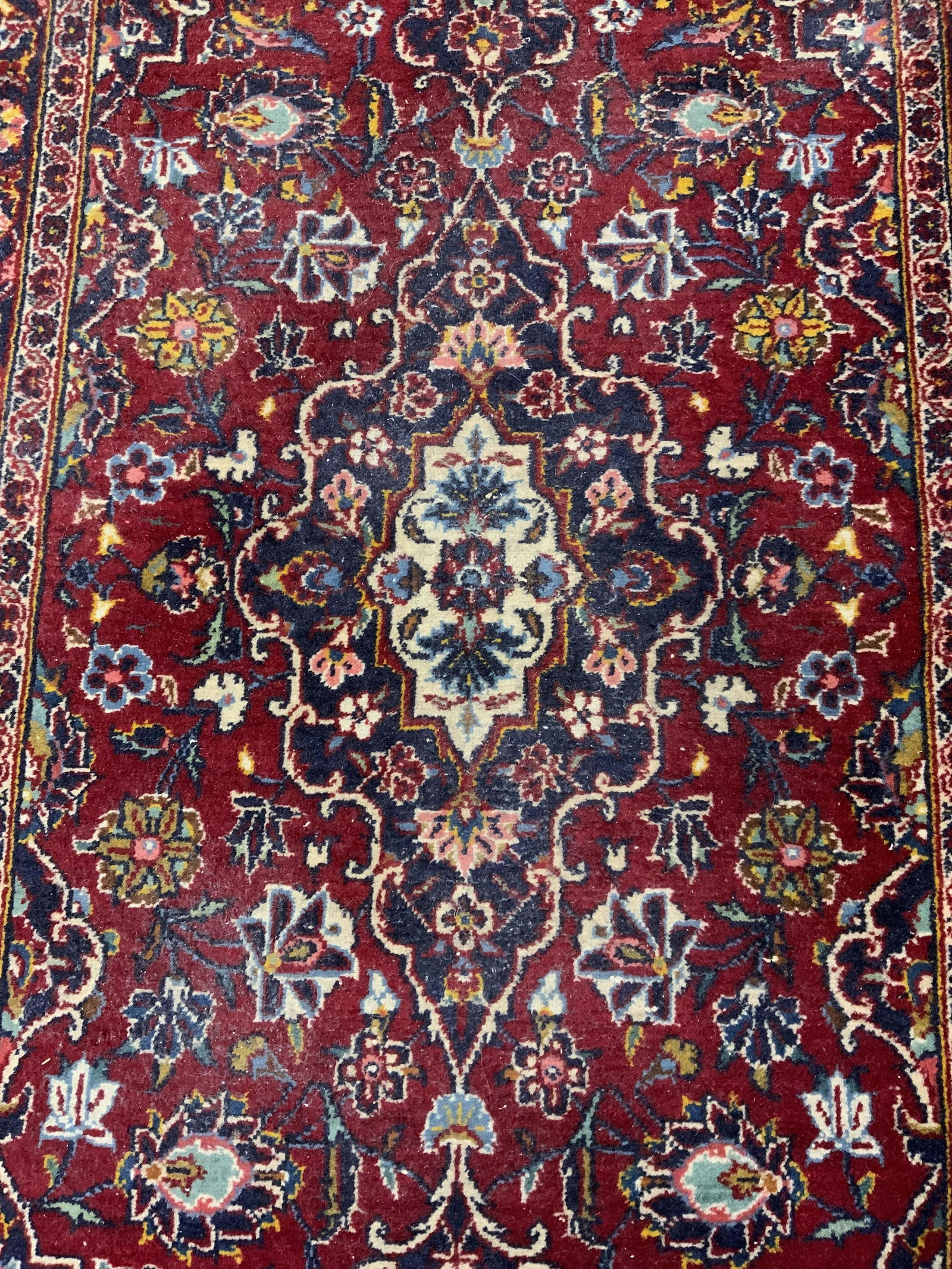 Vintage Fringed Oriental Style Area Rug (1 of 5)