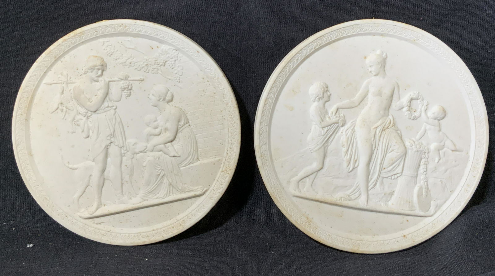 ROYAL COPENHAGEN DENMARK Jasperware Wall Plates (1 of 5)