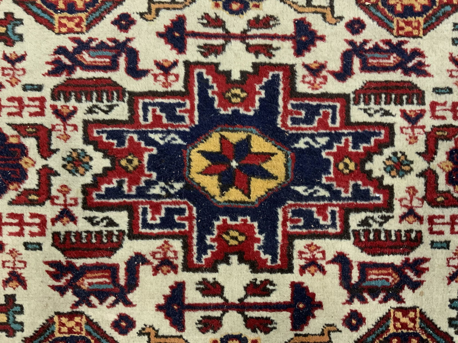 Vintage Persian Fringed Rug (1 of 7)