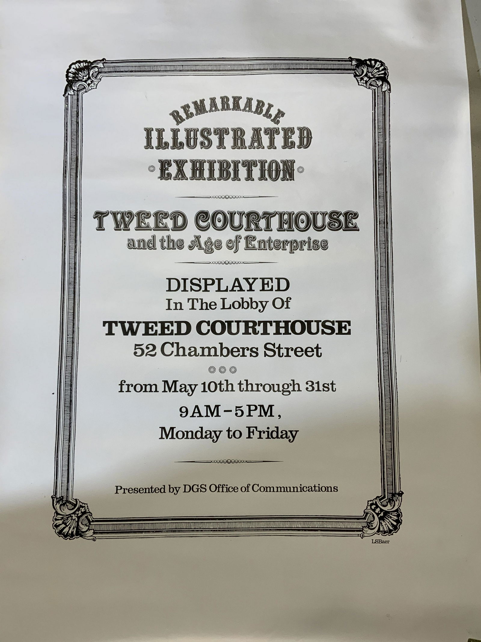 Remarkable Illustrated Exhibition Poster (1 of 6)