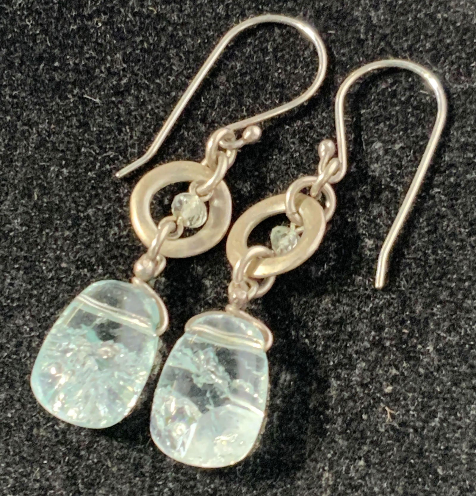 MATSU Sterling Silver & Aquamarine Earrings (1 of 8)