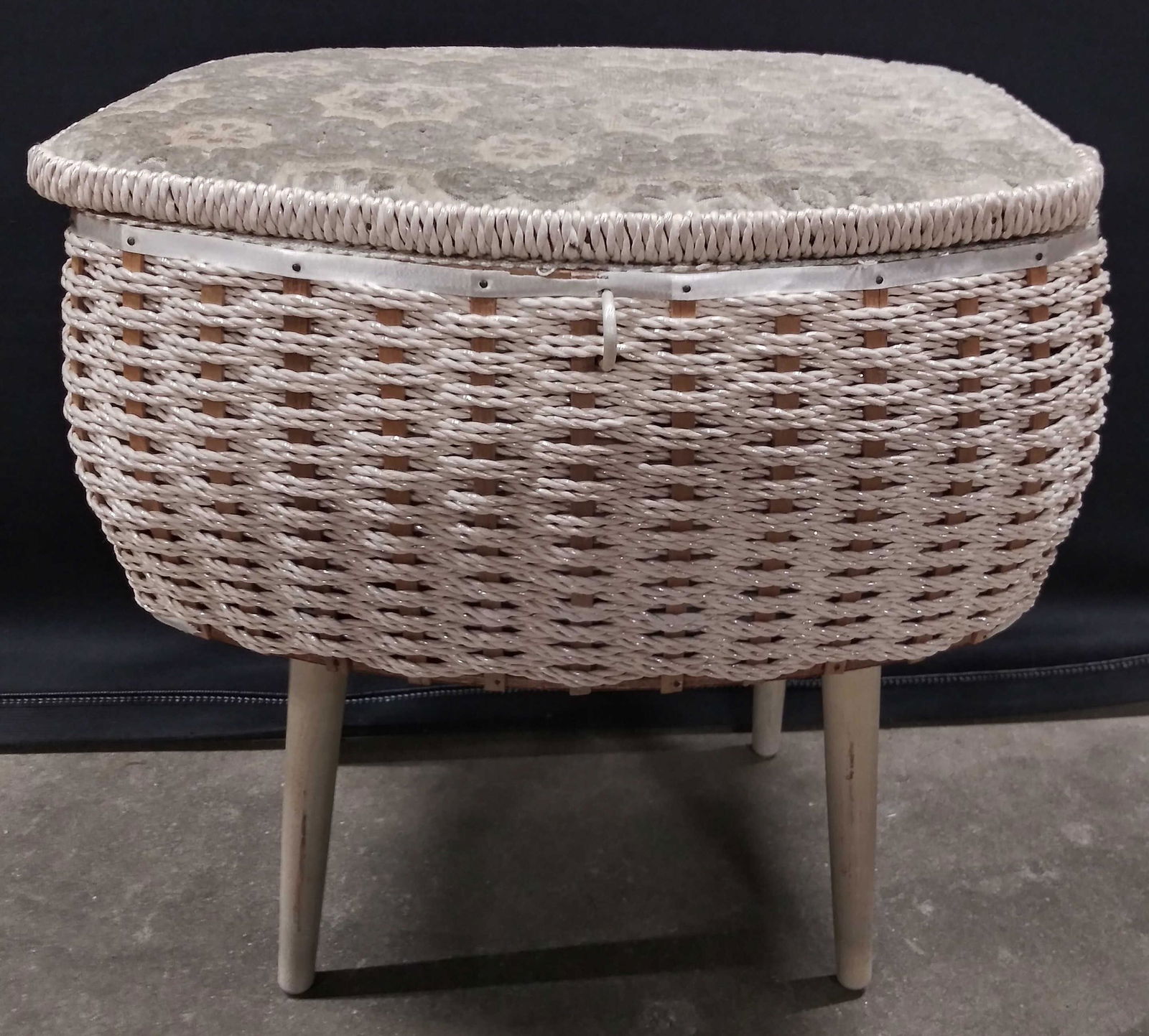 Sewing Supplies in Rattan Sewing Kit Box (1 of 11)