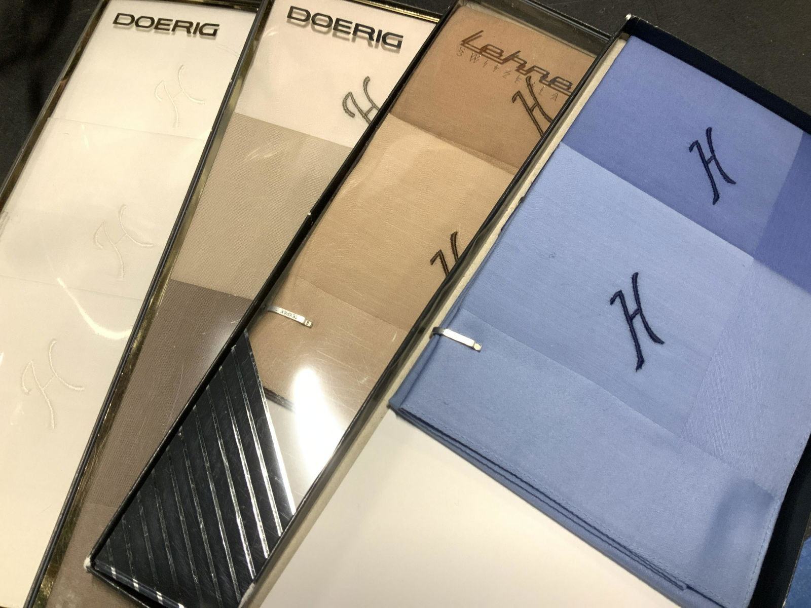 Lehrer & Doerig Cotton Hankies, NIB (1 of 4)