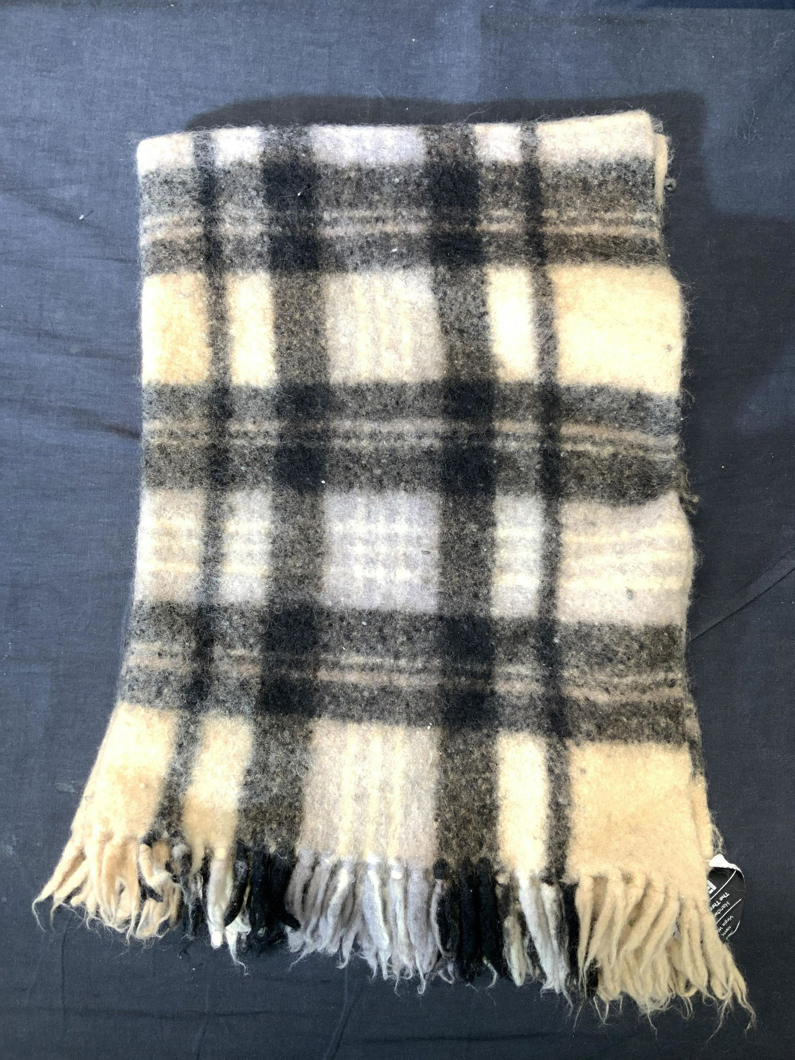 GEAR Hand Woven Wool Plaid Lap Blanket (1 of 5)