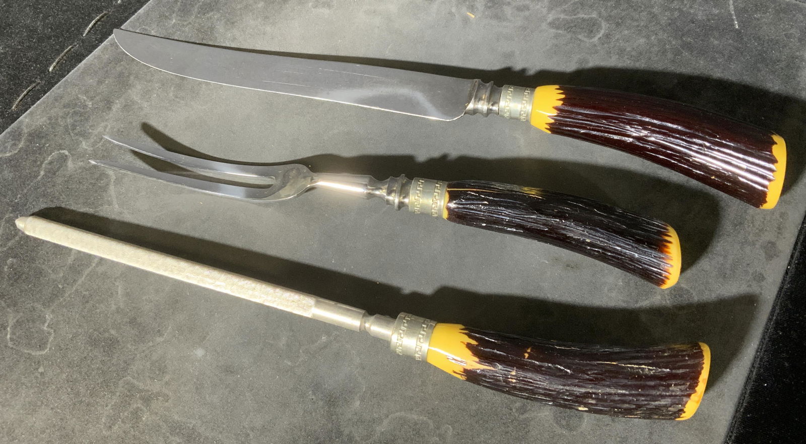 Group Lot 3 EVERBRITE SHEFFIELD Carving Set (1 of 5)