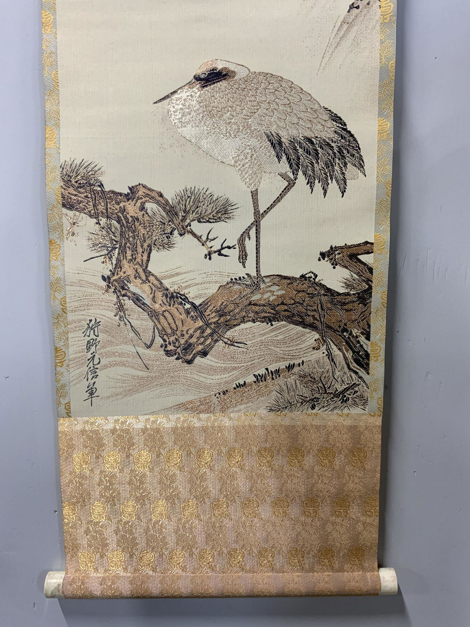 Silk Asian Embroidery Wall Panel (1 of 12)