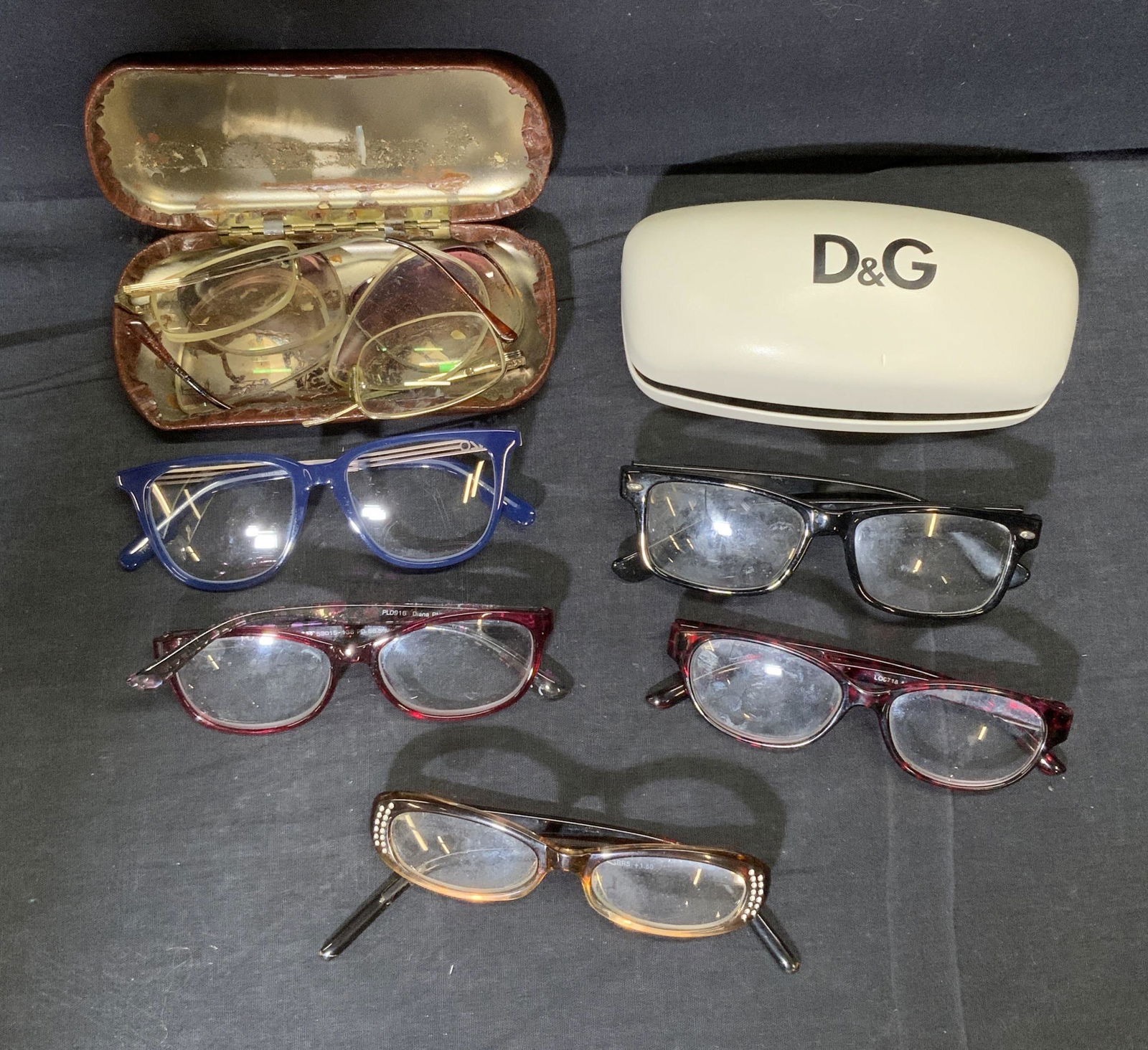 Lot 5 Eye Glasses Lot with Cases (1 of 3)