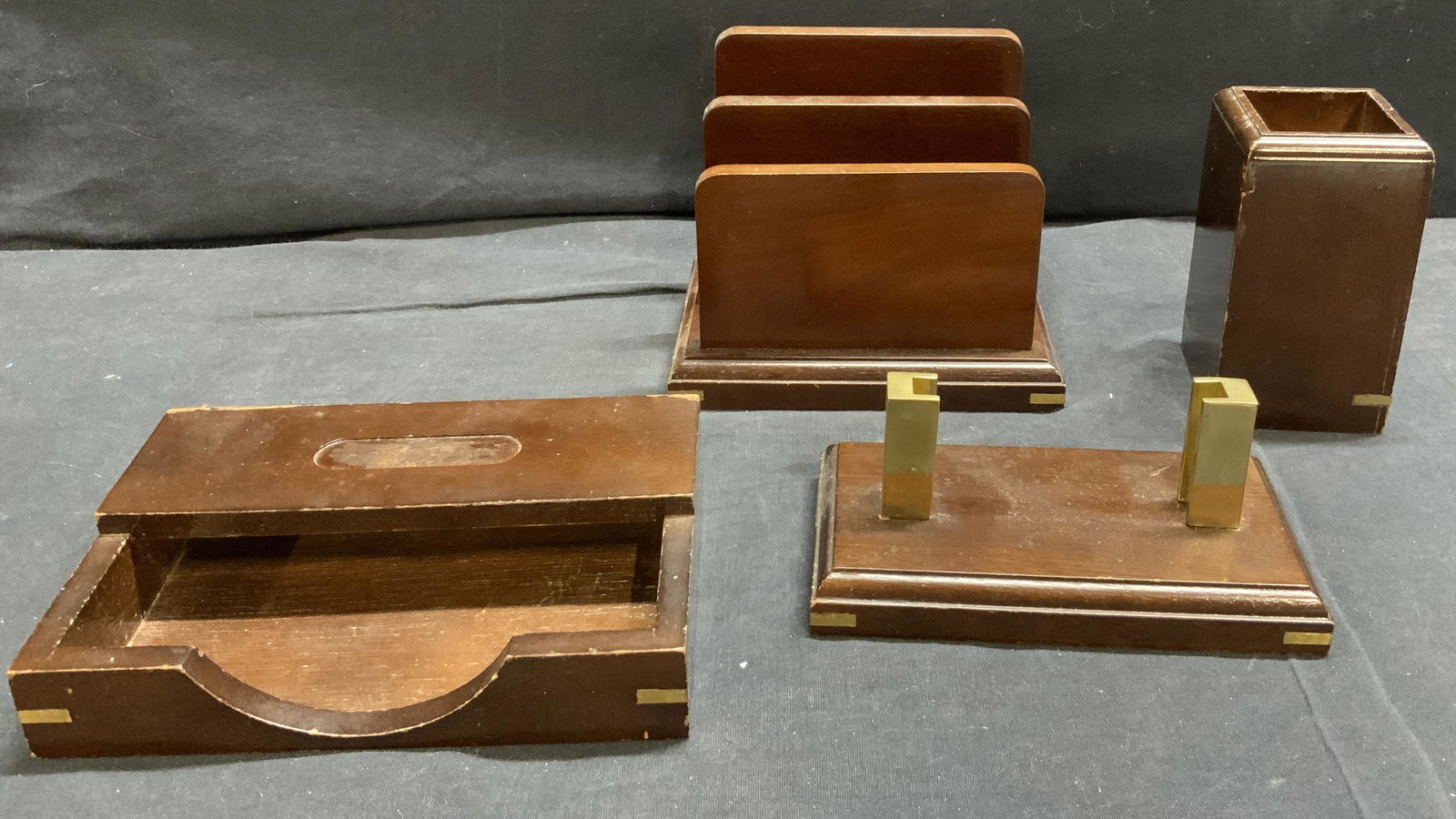 Vintage Wood Tabletop Accessories (1 of 3)
