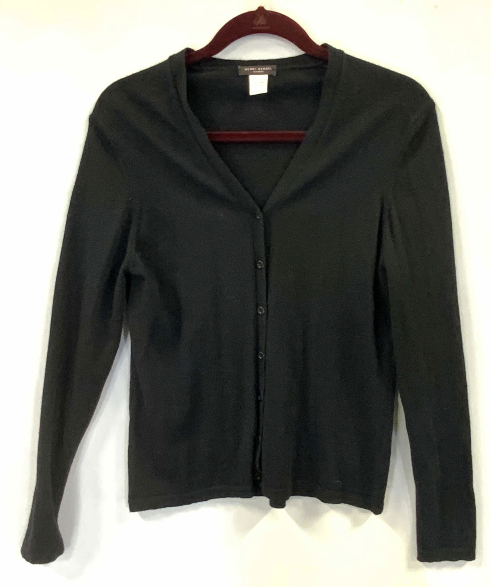 Vintage HENRI BENDEL Italian Merino Wool Cardigan (1 of 10)