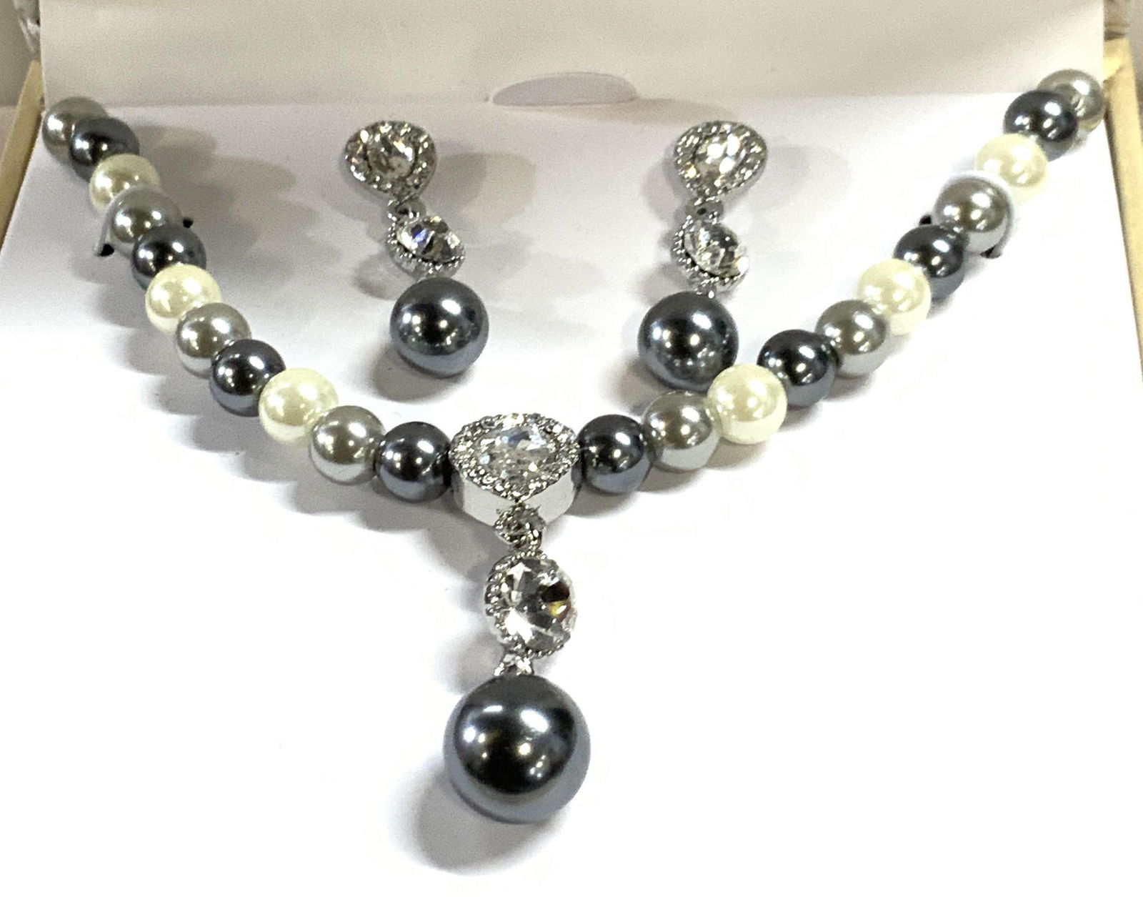 Charter Club Pearlescent & Crystal Jewelry Set (1 of 4)