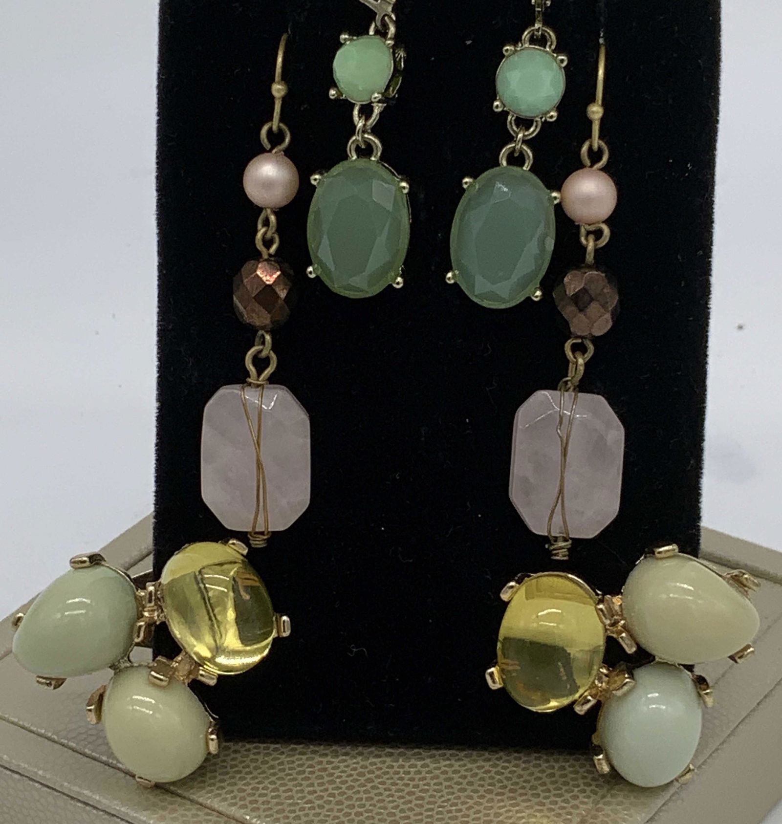 Group Lot 3 Pairs Dangle & Statement Earrings (1 of 5)