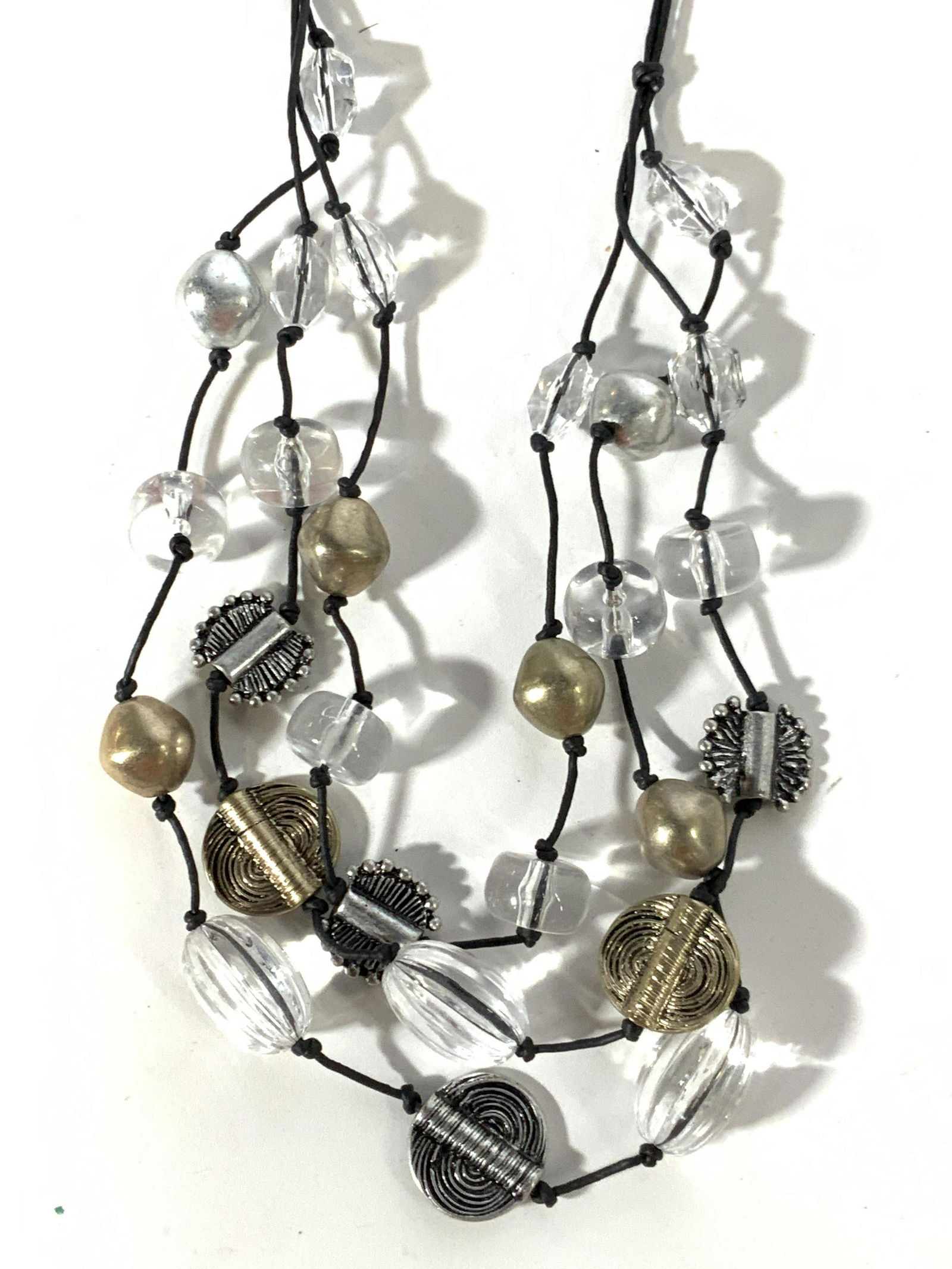 Chicos Multi Strand Necklace & Drop Earrings (1 of 6)