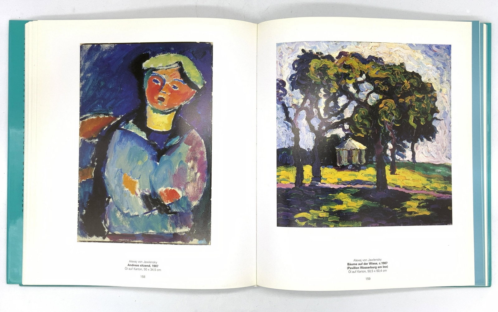 ALEXEJ VON JAWLENSKY Art Book: ALEXEJ VON JAWLENSKY Art Book, hardcover, published by Umschau Braus, text in German, subject is the life, works, and inspiration for Russian Expressionist painter Jawlensky, active in Germany in the 
