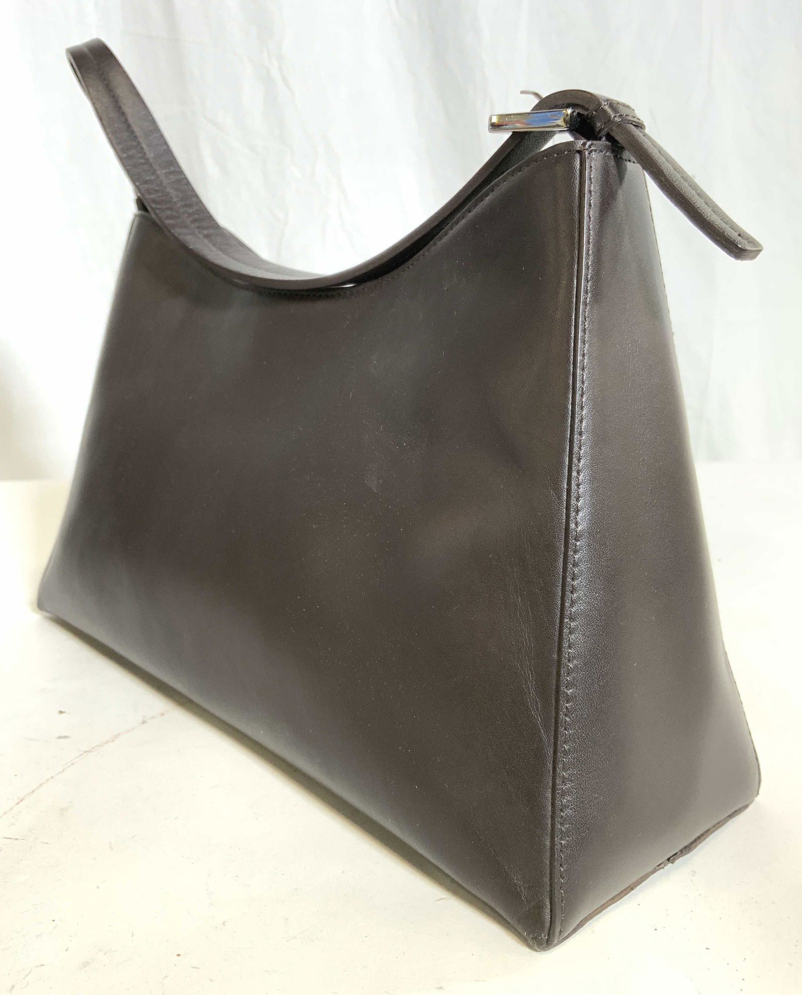 ANN TAYLOR Brown Leather Style Handbag (1 of 7)