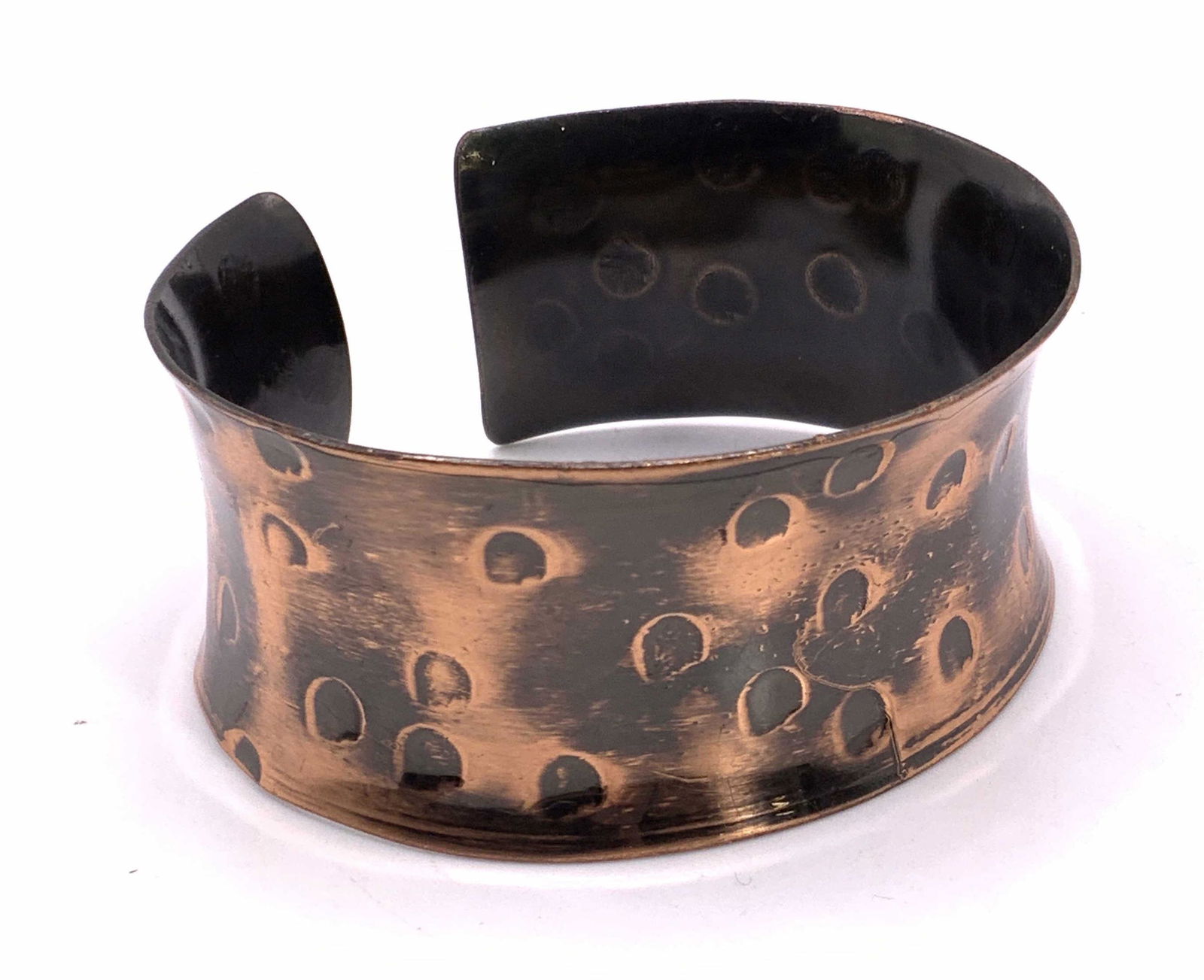 Hammered Copper Bangle Bracelet W/ Original Tag (1 of 8)