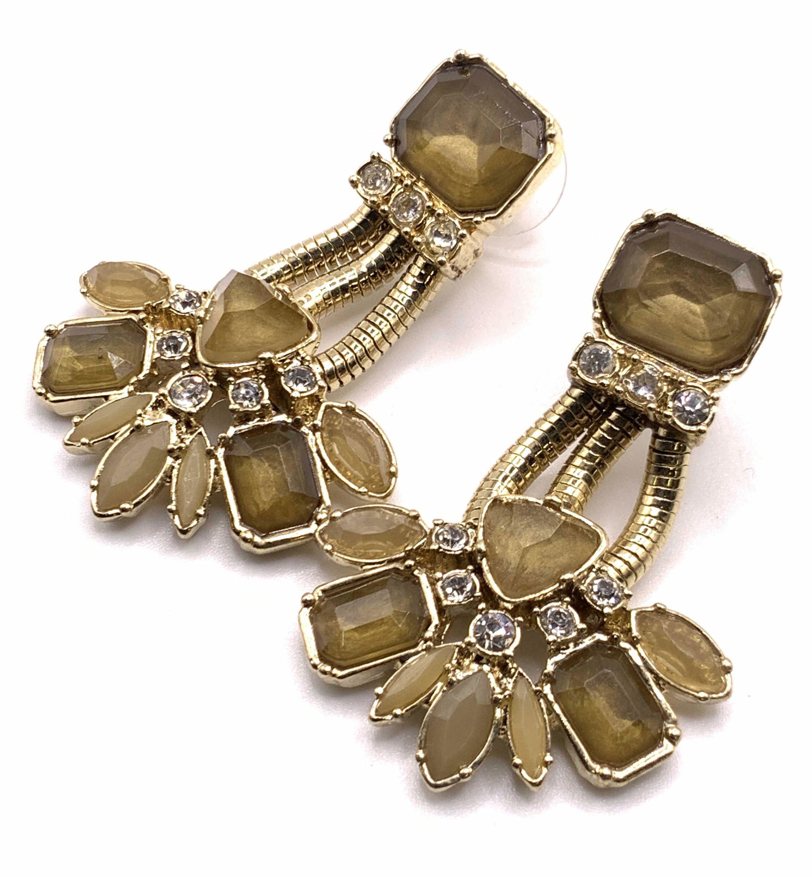 ANN TAYLOR Yellow Statement Earrings (1 of 6)