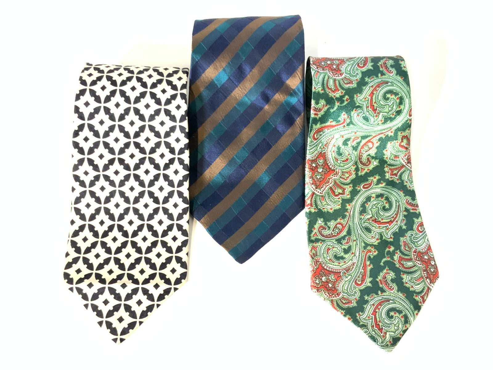 3 Italian Silk Ties Audrey Buckner & More (1 of 8)