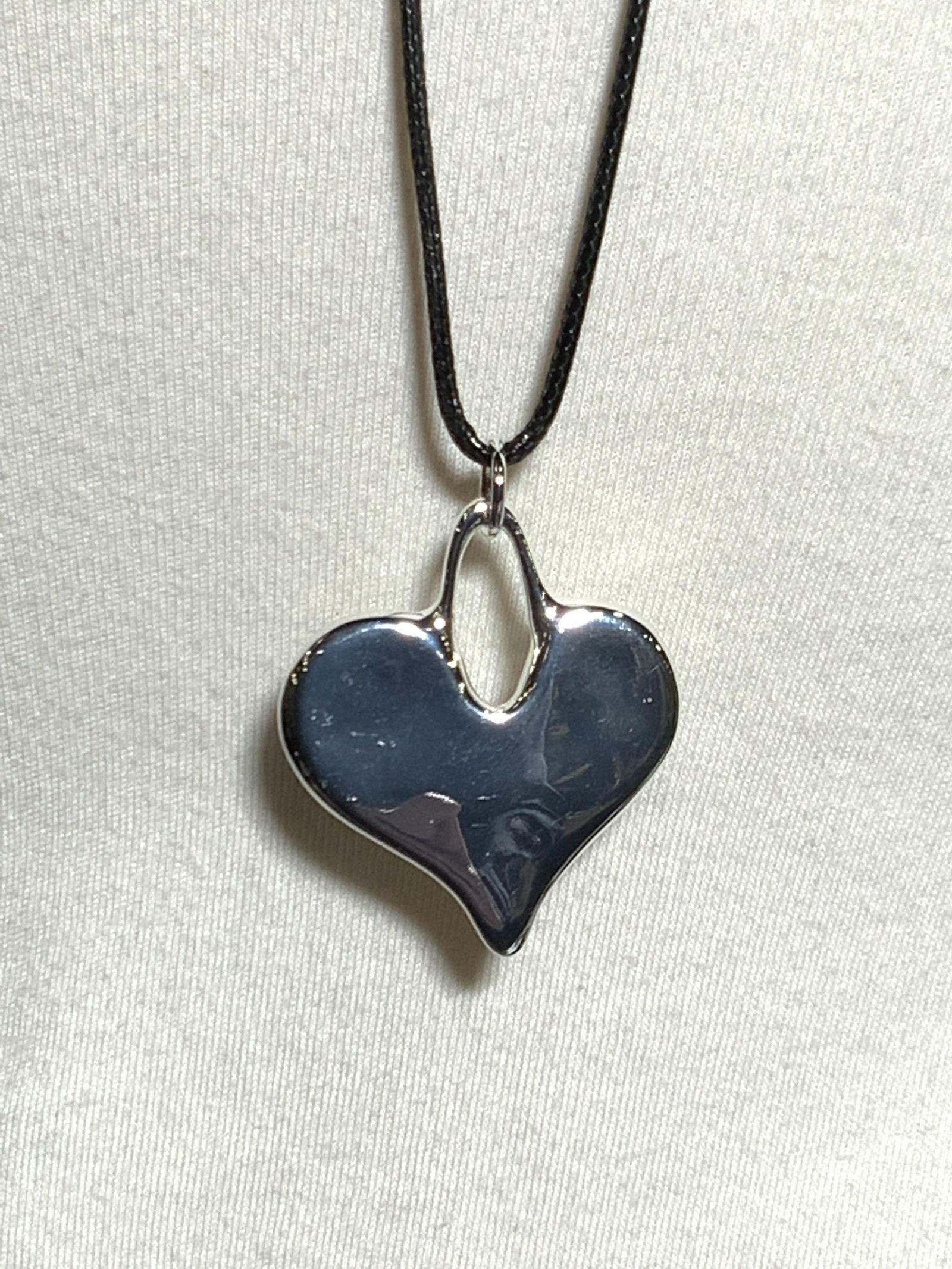 Robert Lee Morris Silver Toned Metal Necklace (1 of 5)