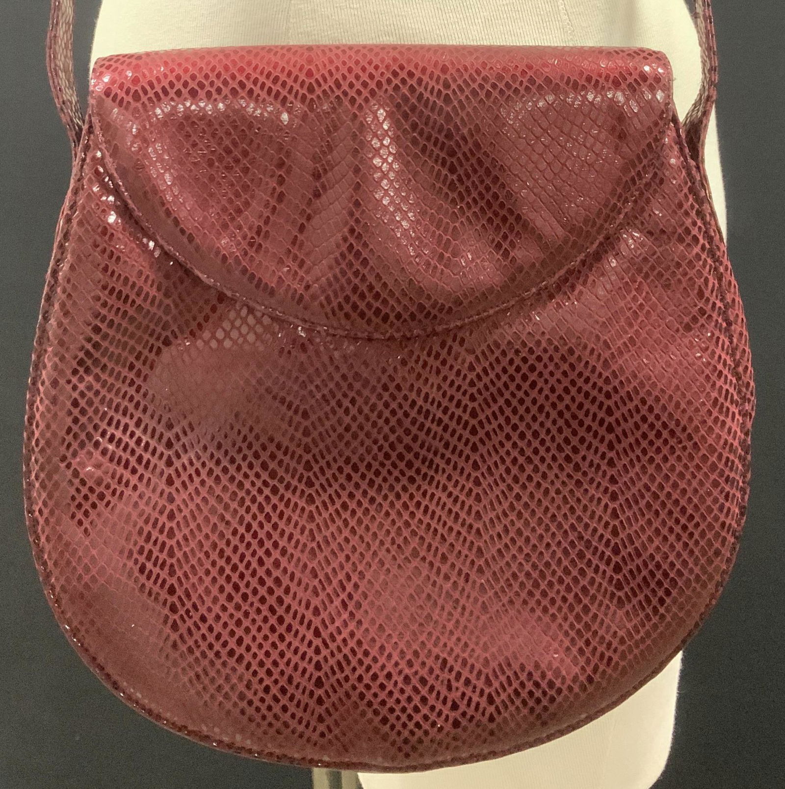 MAUD FRIZON Lizard Style Handbag, Italy (1 of 6)